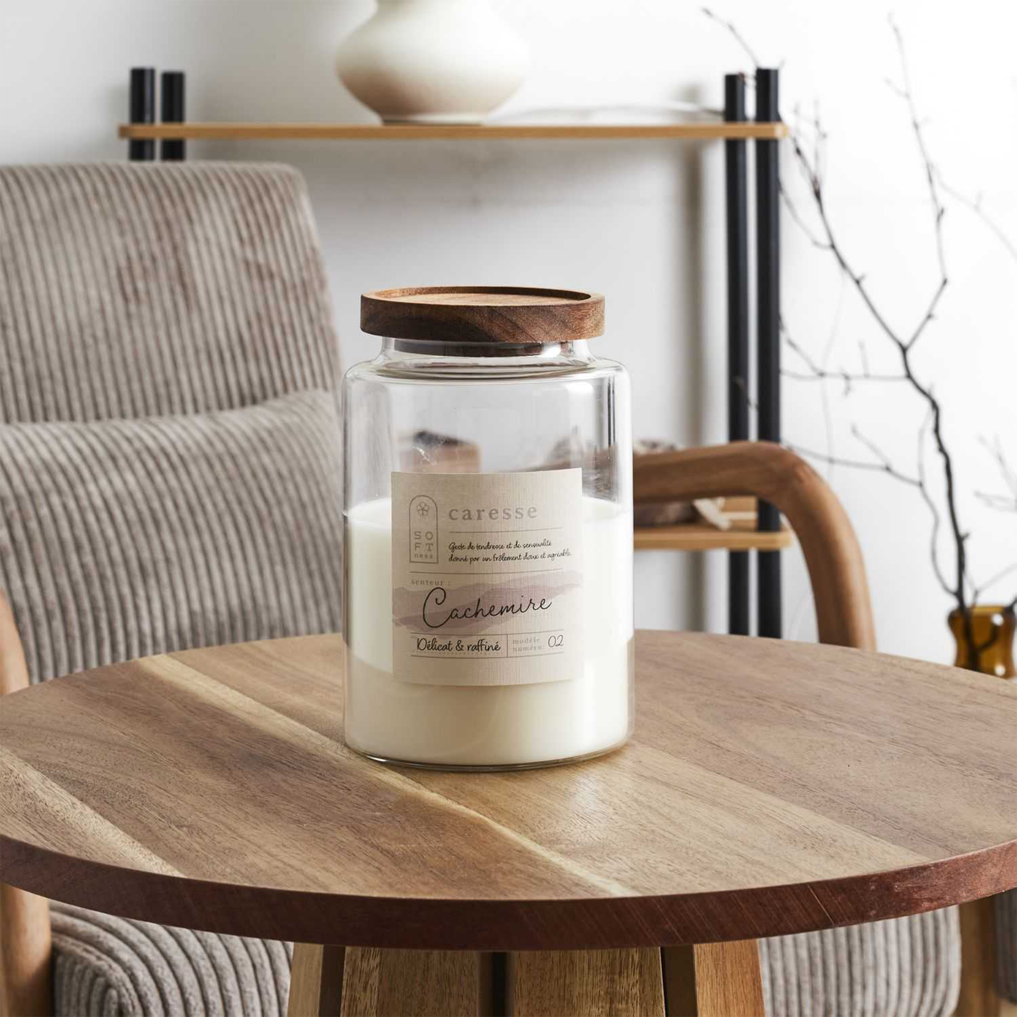 Bougie parfumée Pot top Acacia Softness