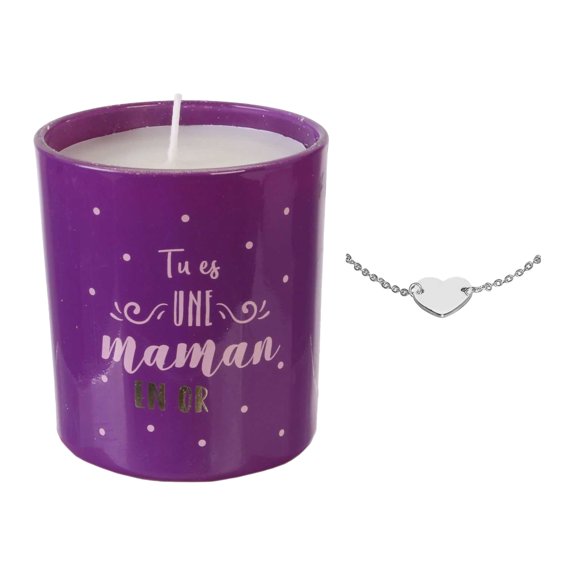 Bougie parfumée maman bijou surprise