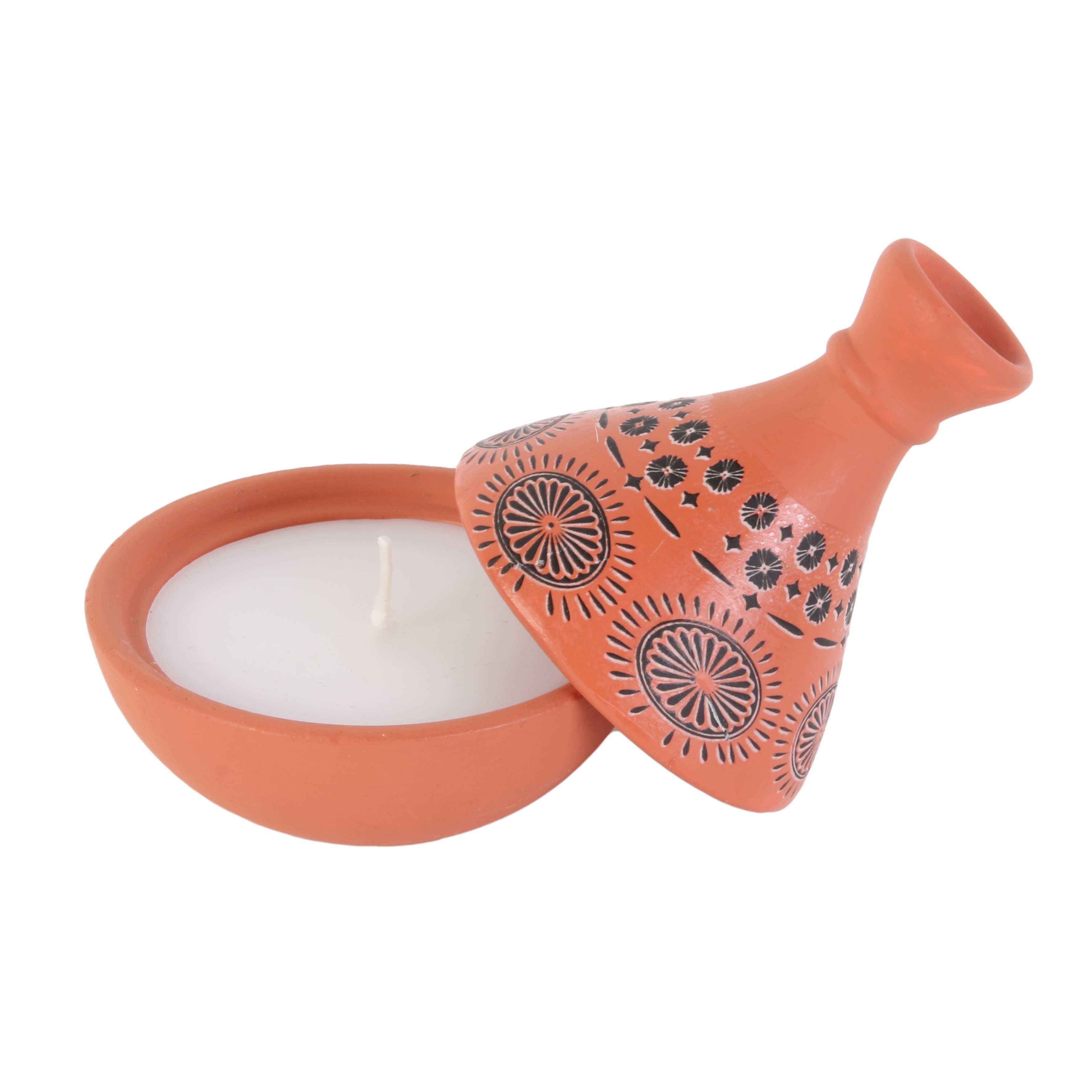 Bougie parfumée tajine céramique