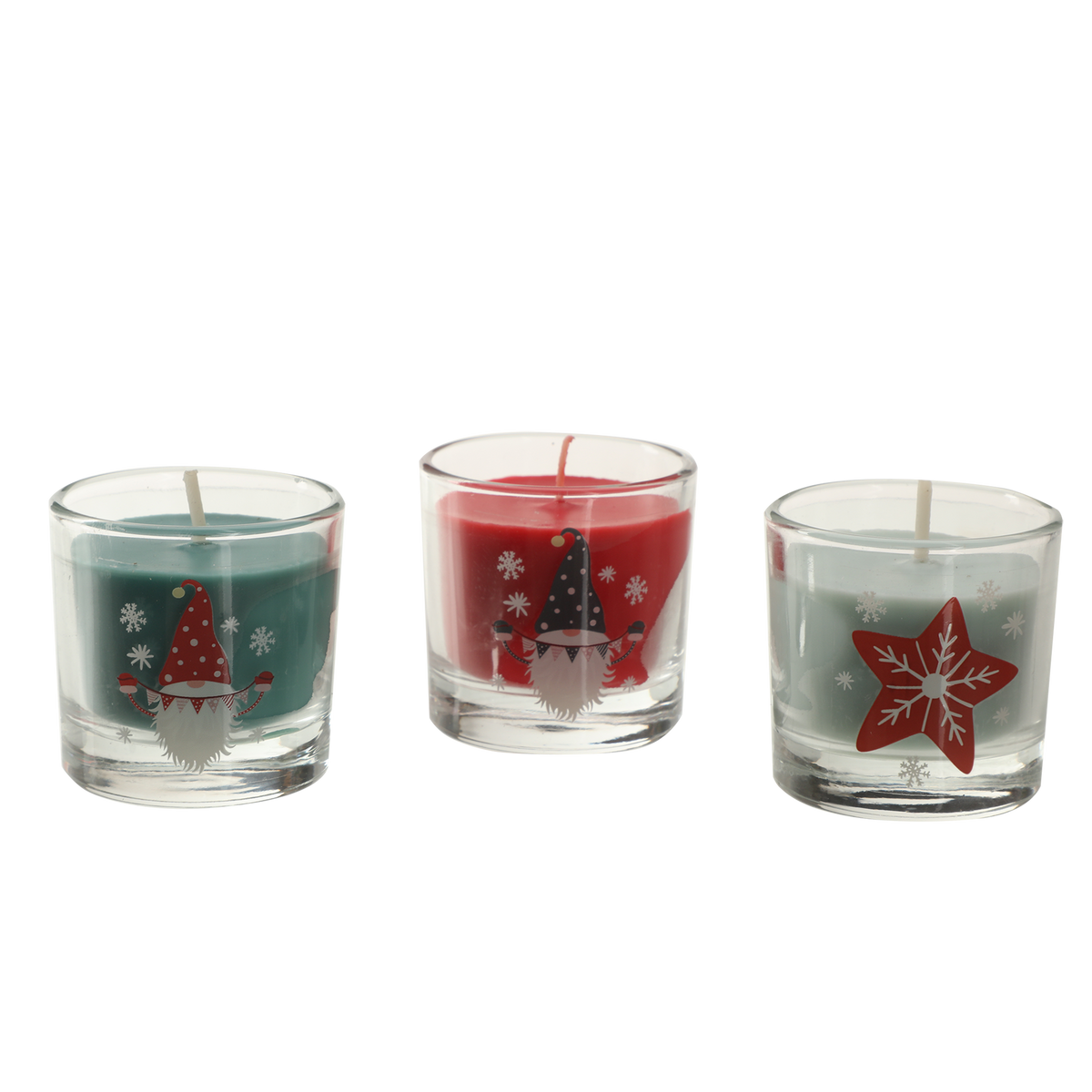 Calendrier de l’Avent, décor traditionnel – 24 bougies