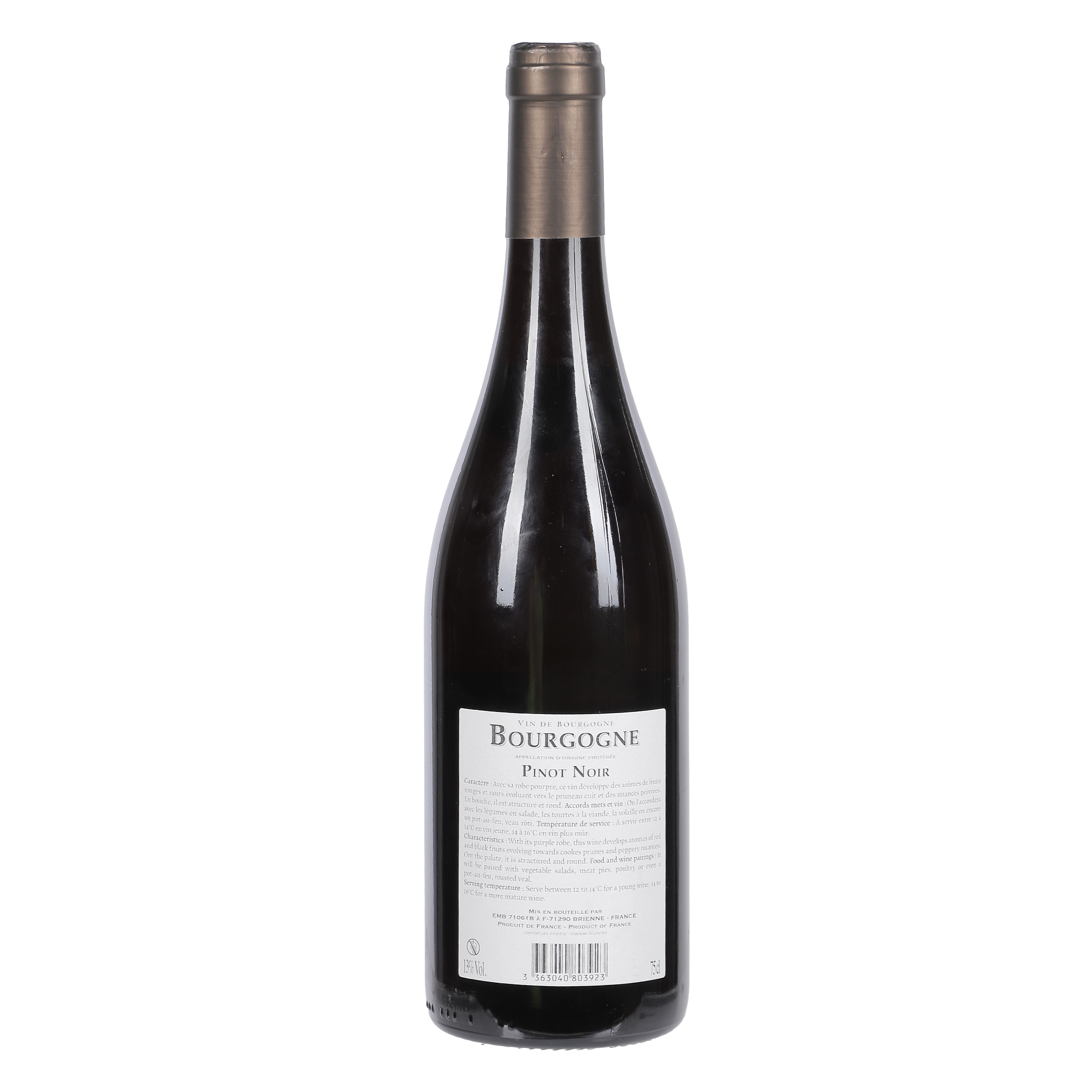 Pinot noir Bourgogne AOP 2023