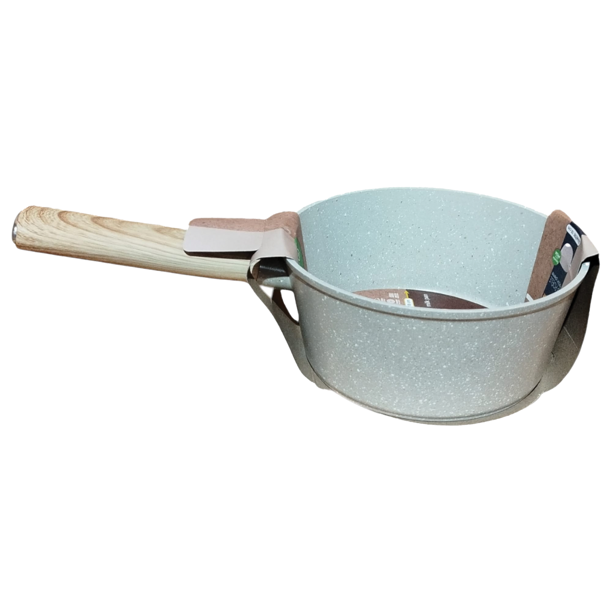 Casserole 18 cm manche imitation bois  tous feux dont induction