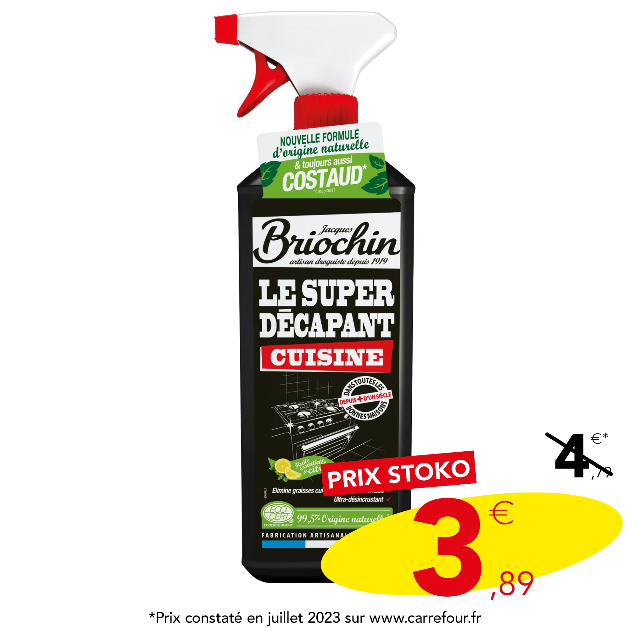 Pistolet nettoyant super décapant cuisine