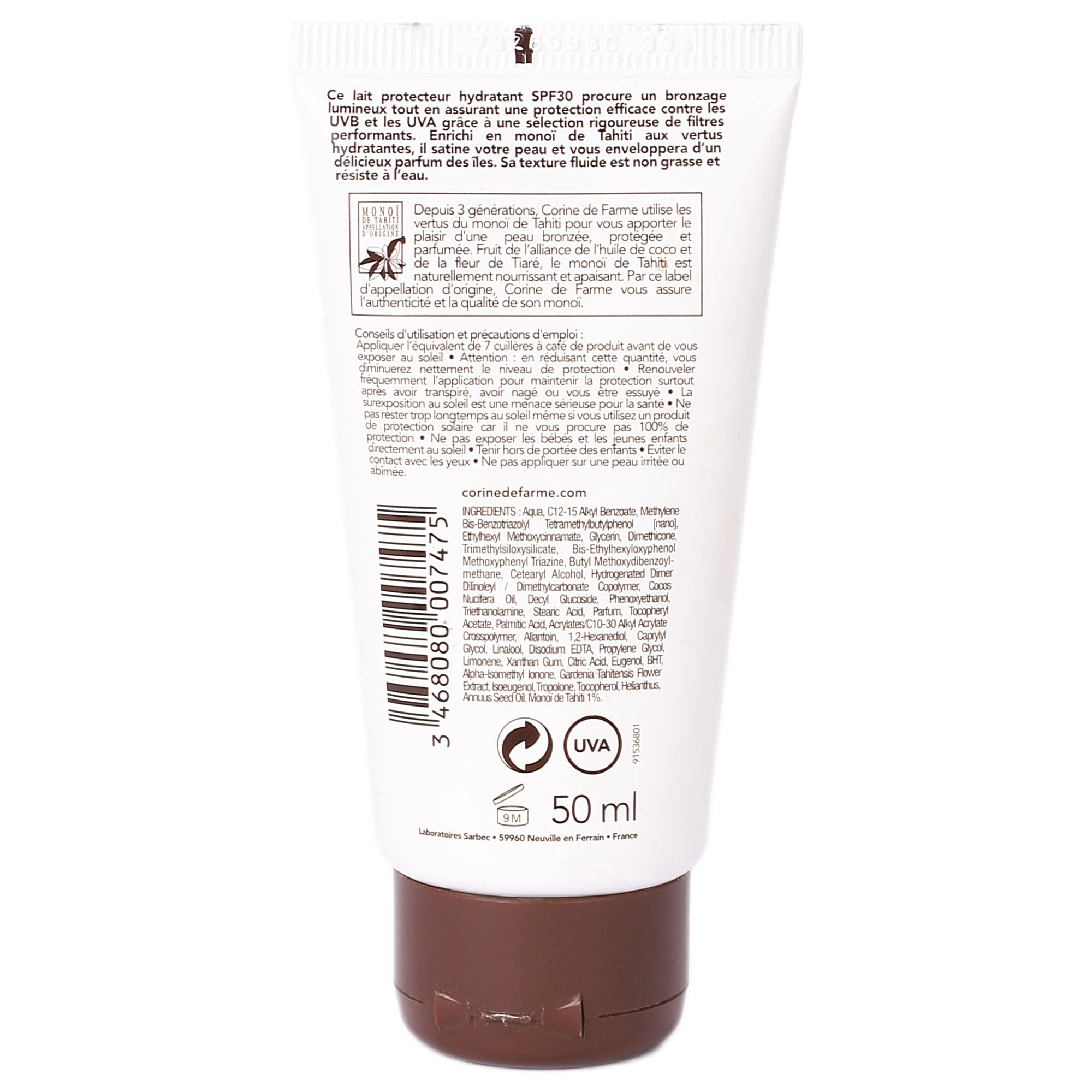 Lait protecteur visage et corps format de poche SPF 30