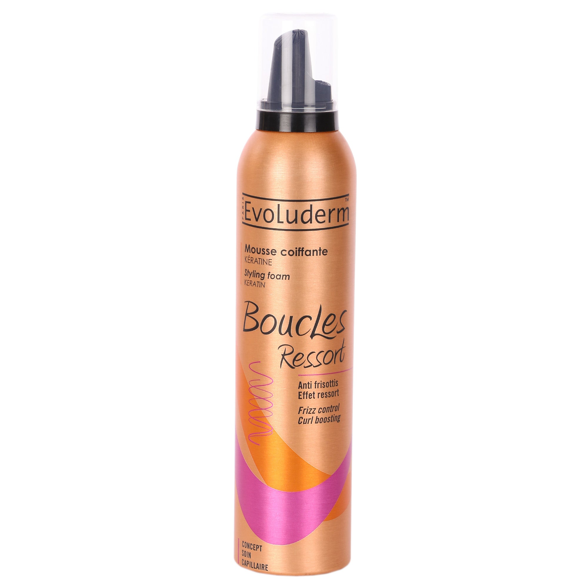Mousse coiffante boucles ressort