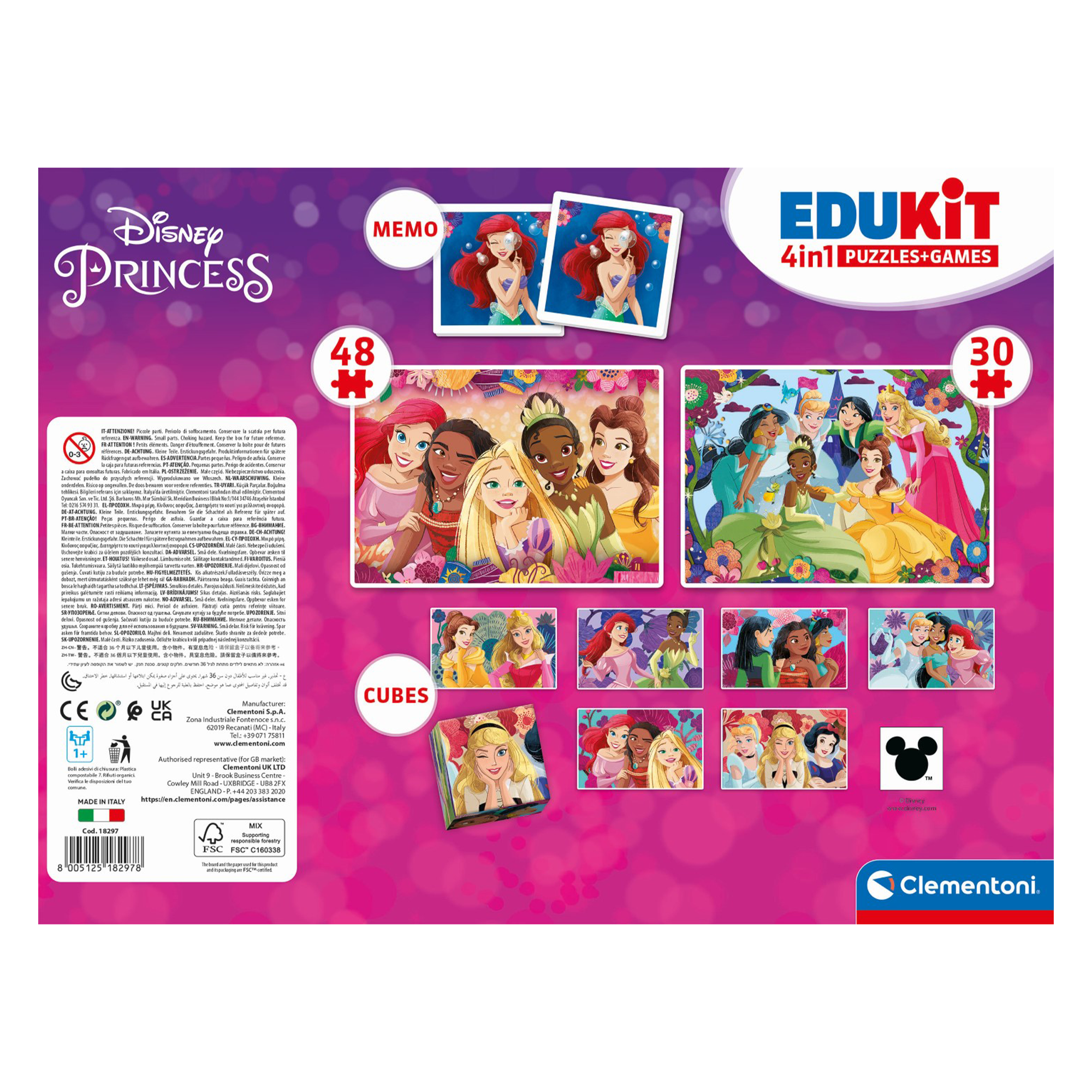 Edukit 4 en 1 Princesses Disney