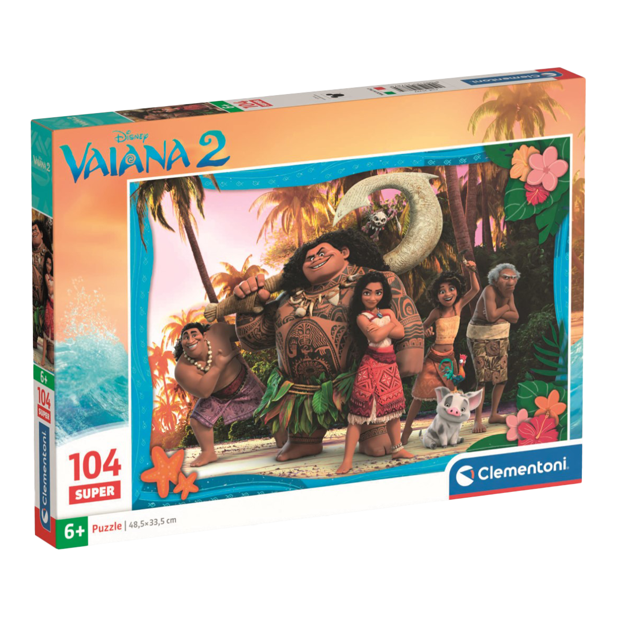 Puzzle Vaiana 104 pièces x2
