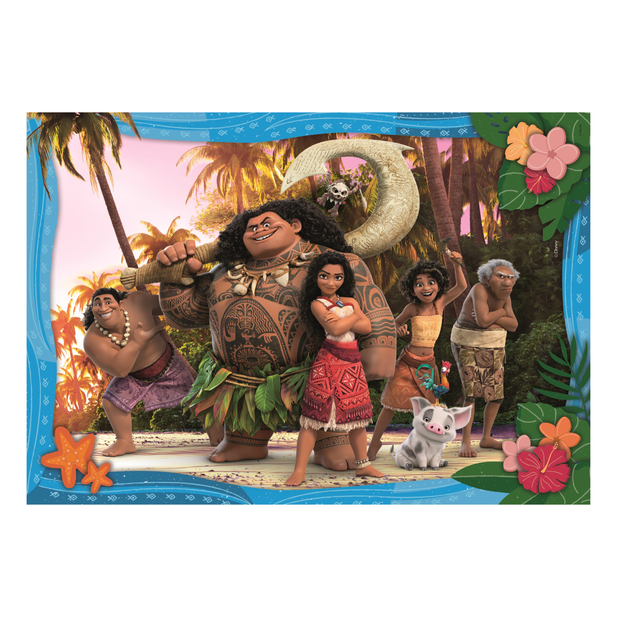 Puzzle Vaiana 104 pièces x2