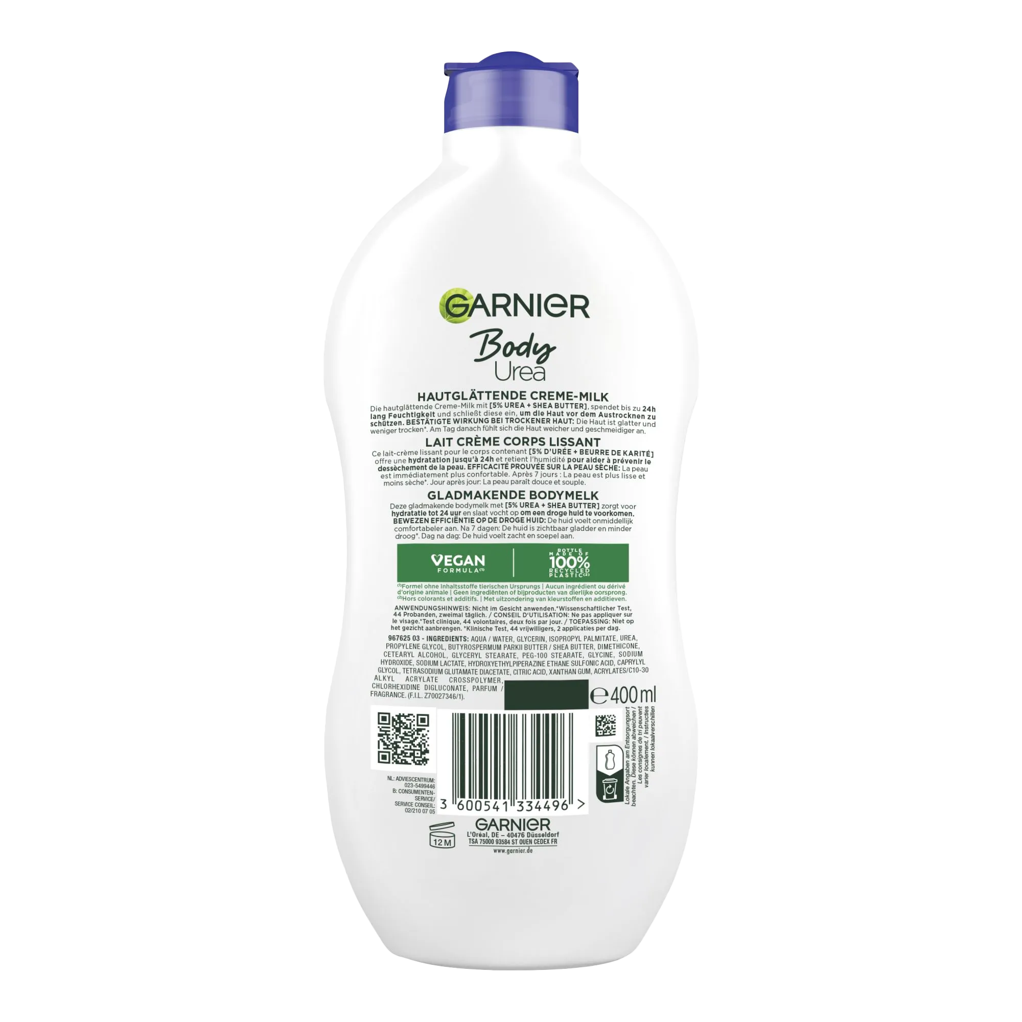 Lait corps Urea