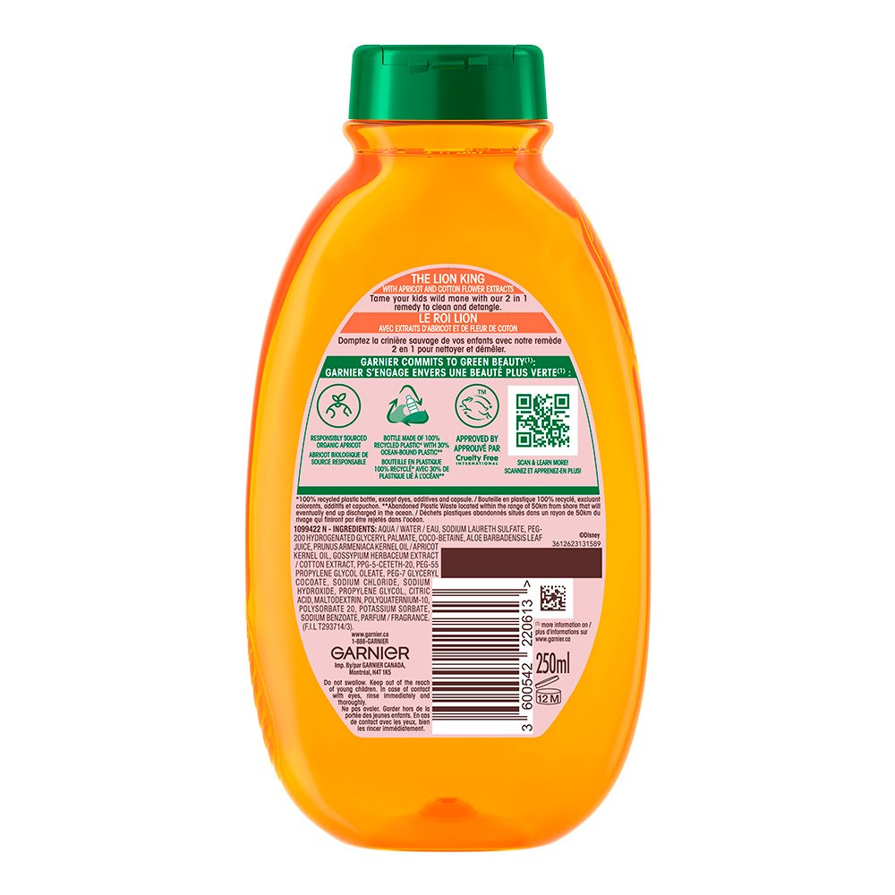 Shampooing et démêlant 2 en 1 pour enfant