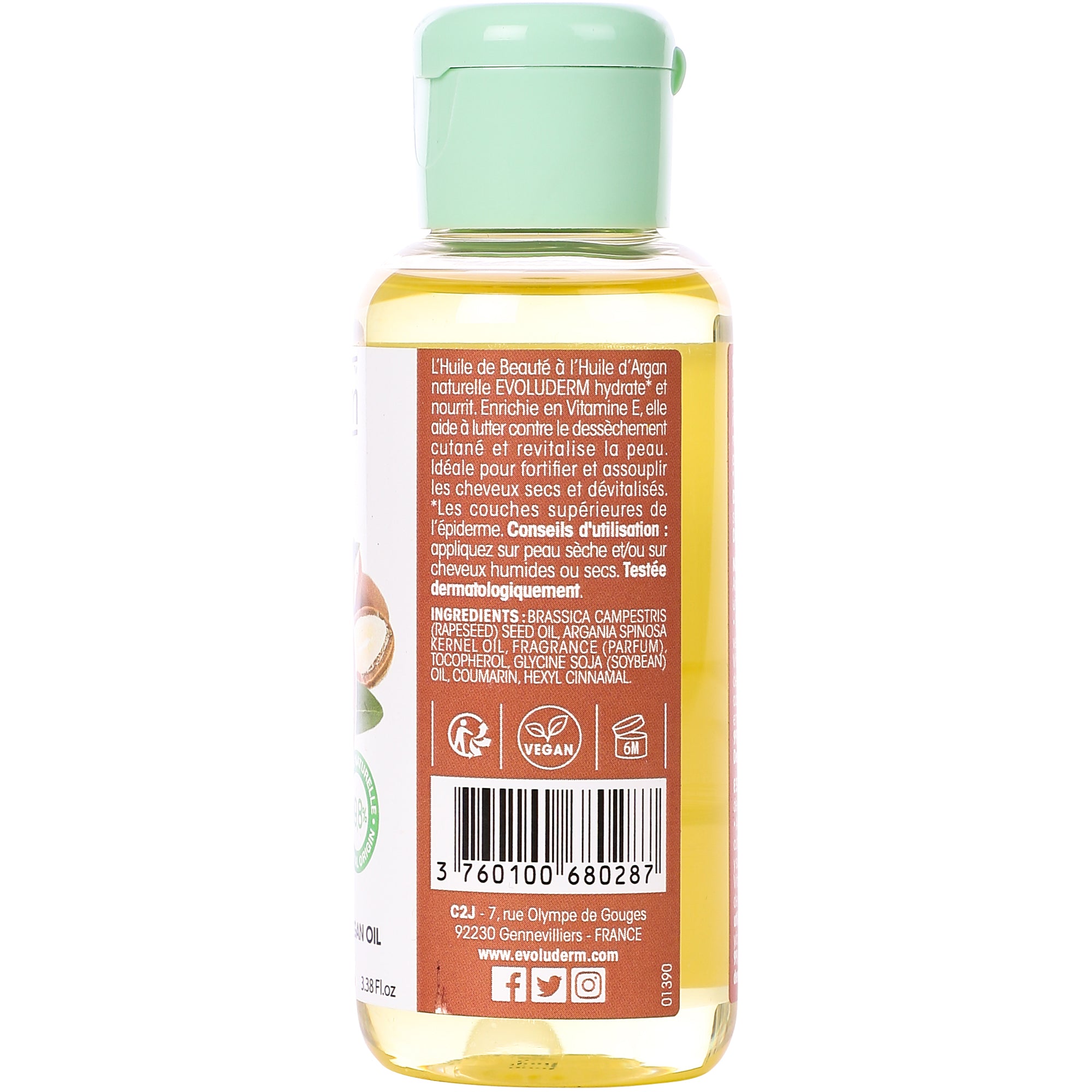 Huile d'argan nourissante
