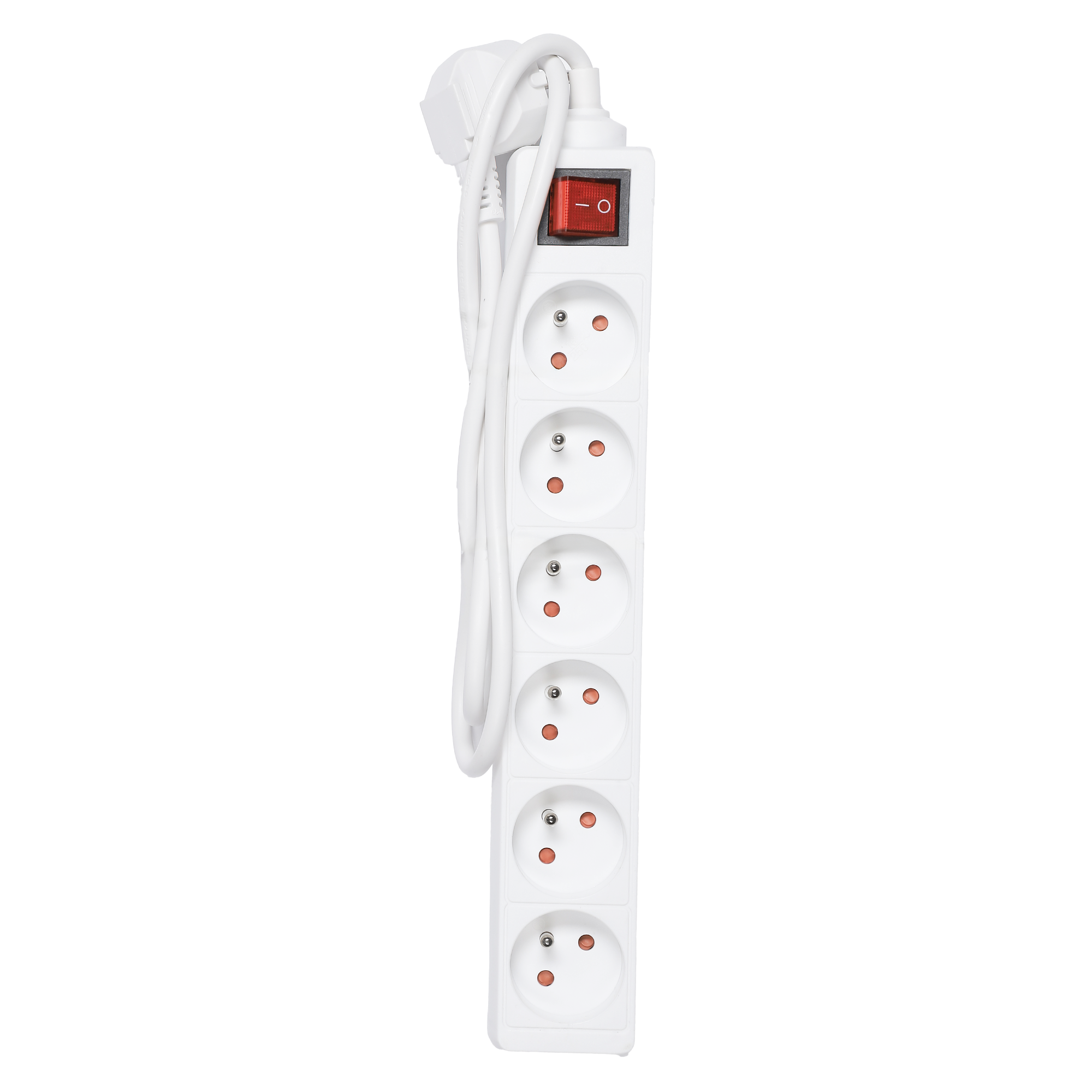 Bloc multiprises x6 + interrupteur 1m