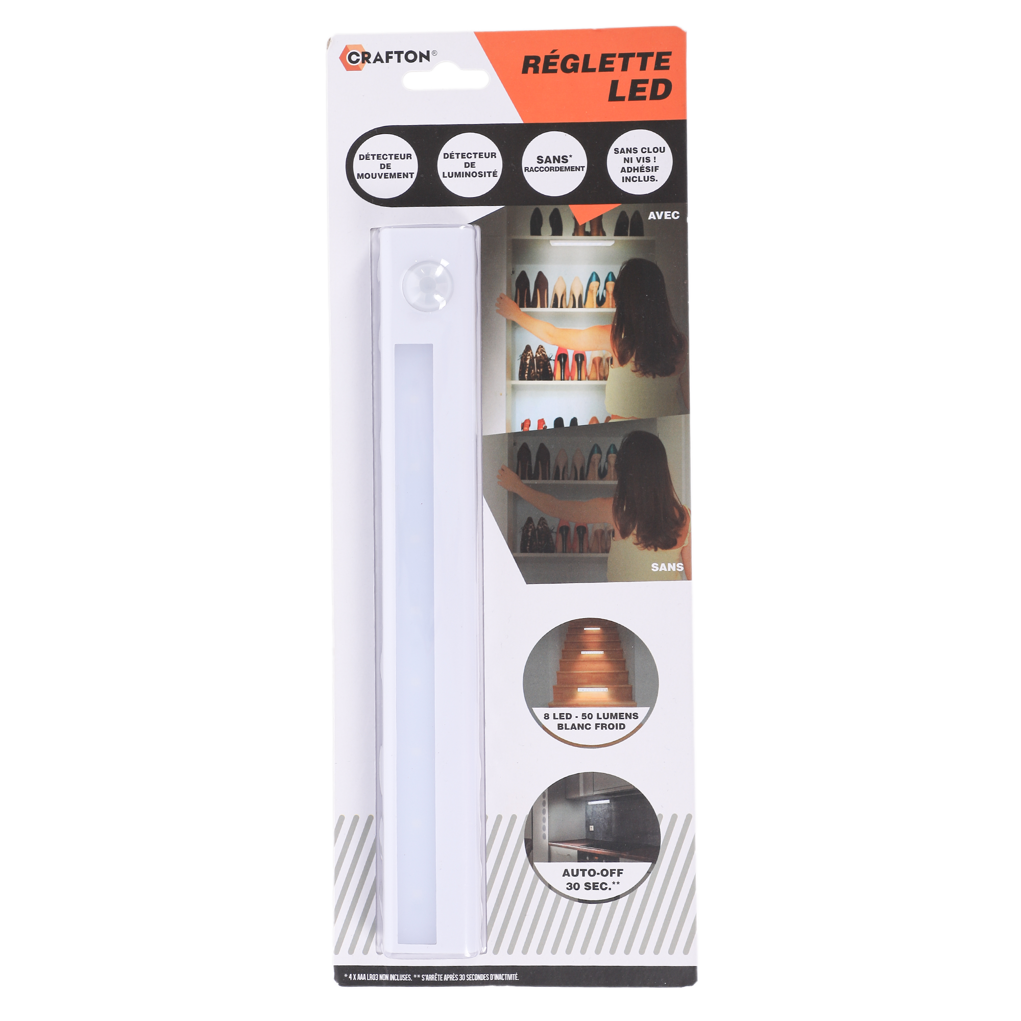 Détecteur Led x8