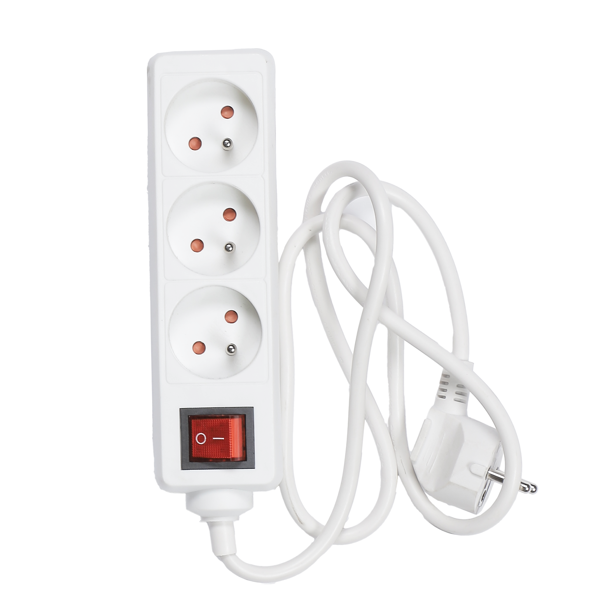 Bloc 3 multiprises + interrupteur