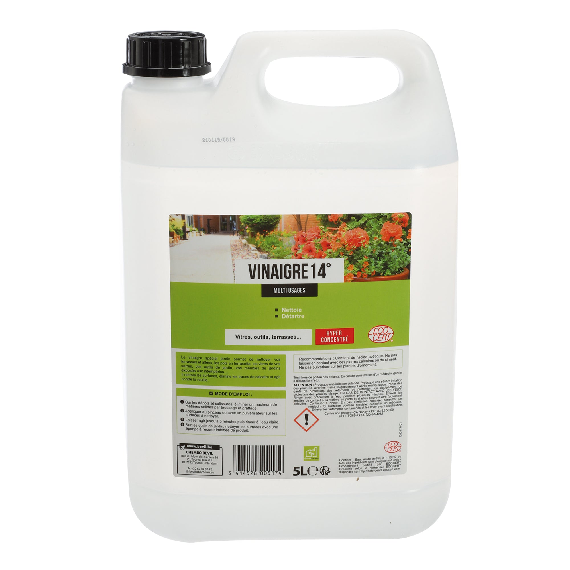 Vinaigre 14 degrés spécial jardin