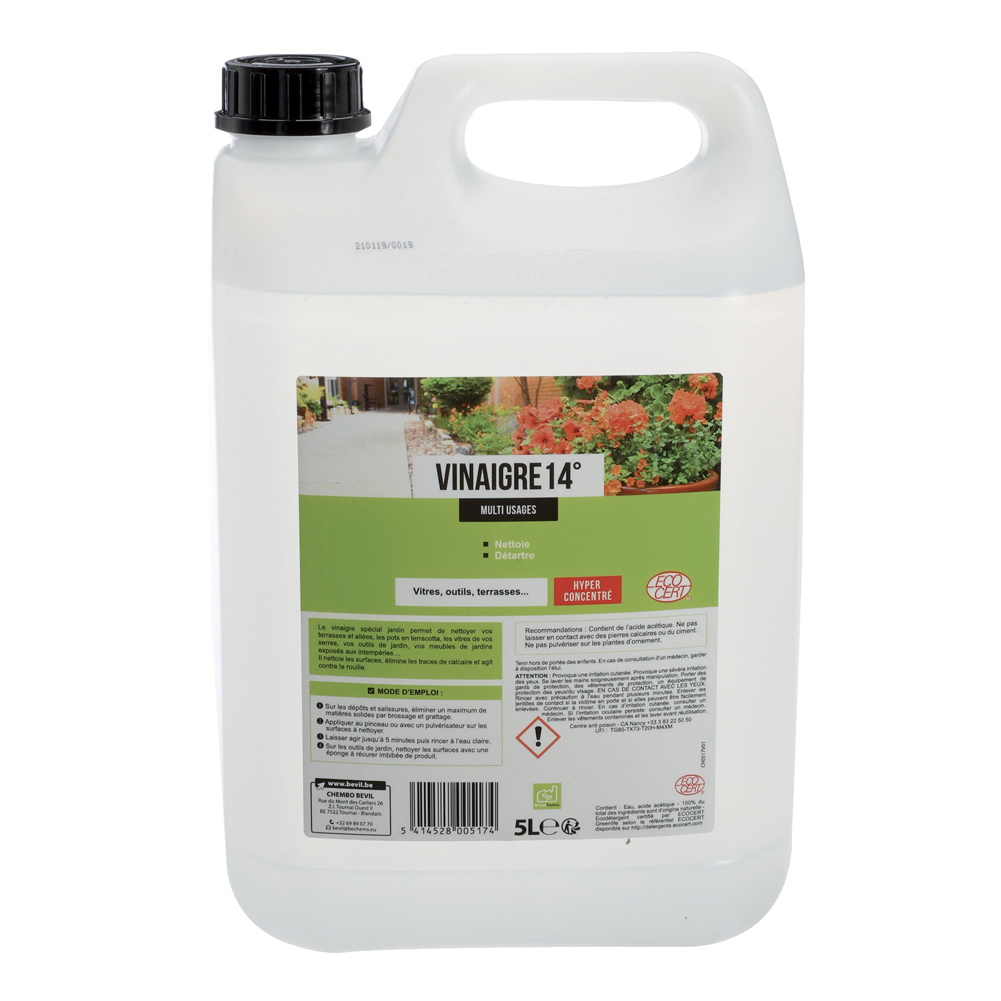 Vinaigre 14 degrés spécial jardin