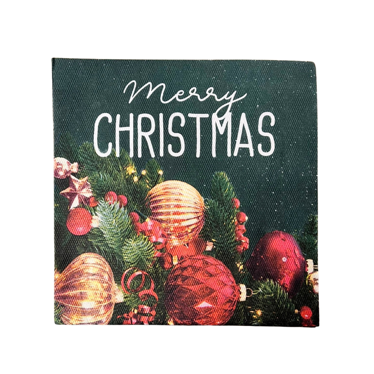 Lot de 20 serviettes de table “Merry Christmas” 38x38 cm
