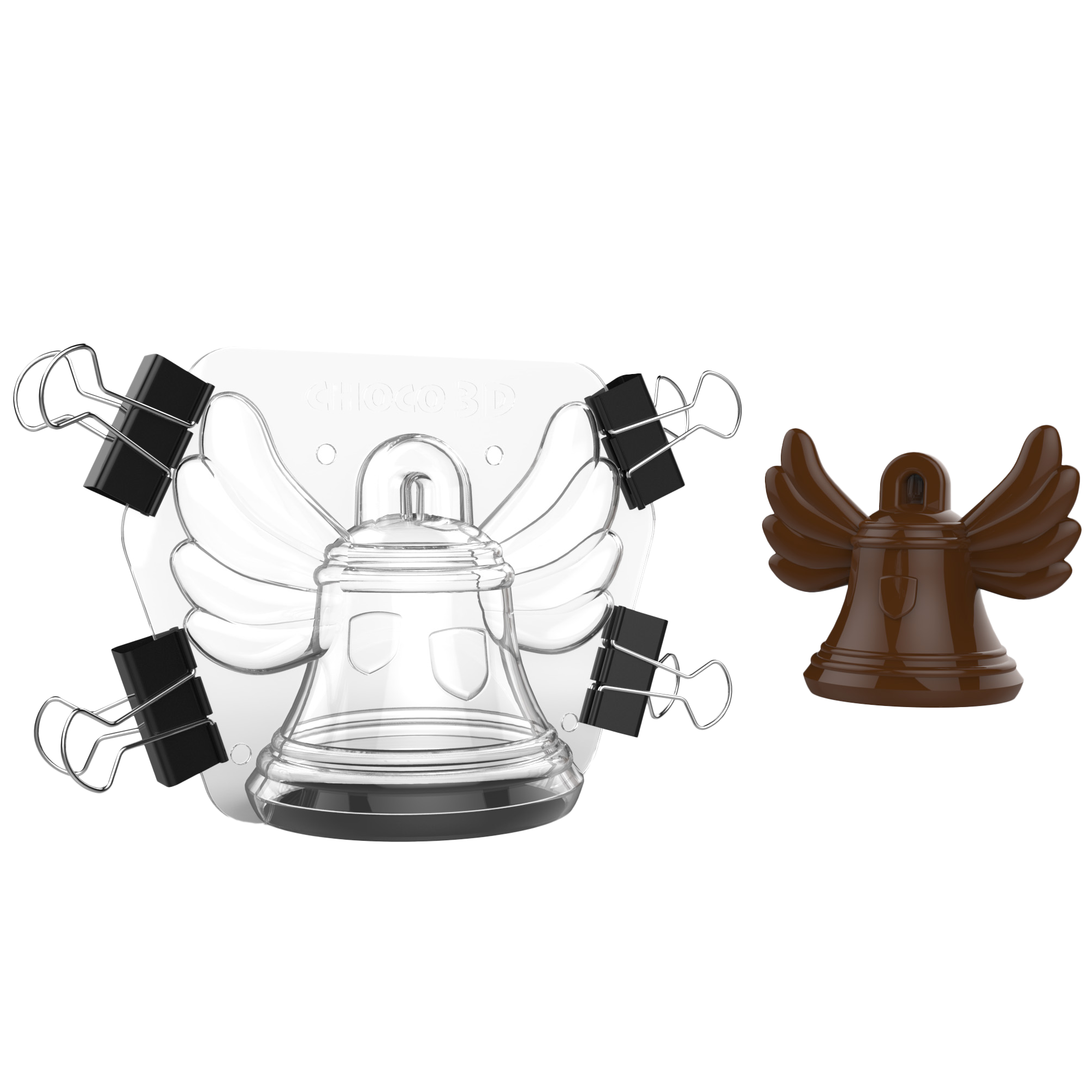 Moule à chocolat double coque - Cloche de Pâques