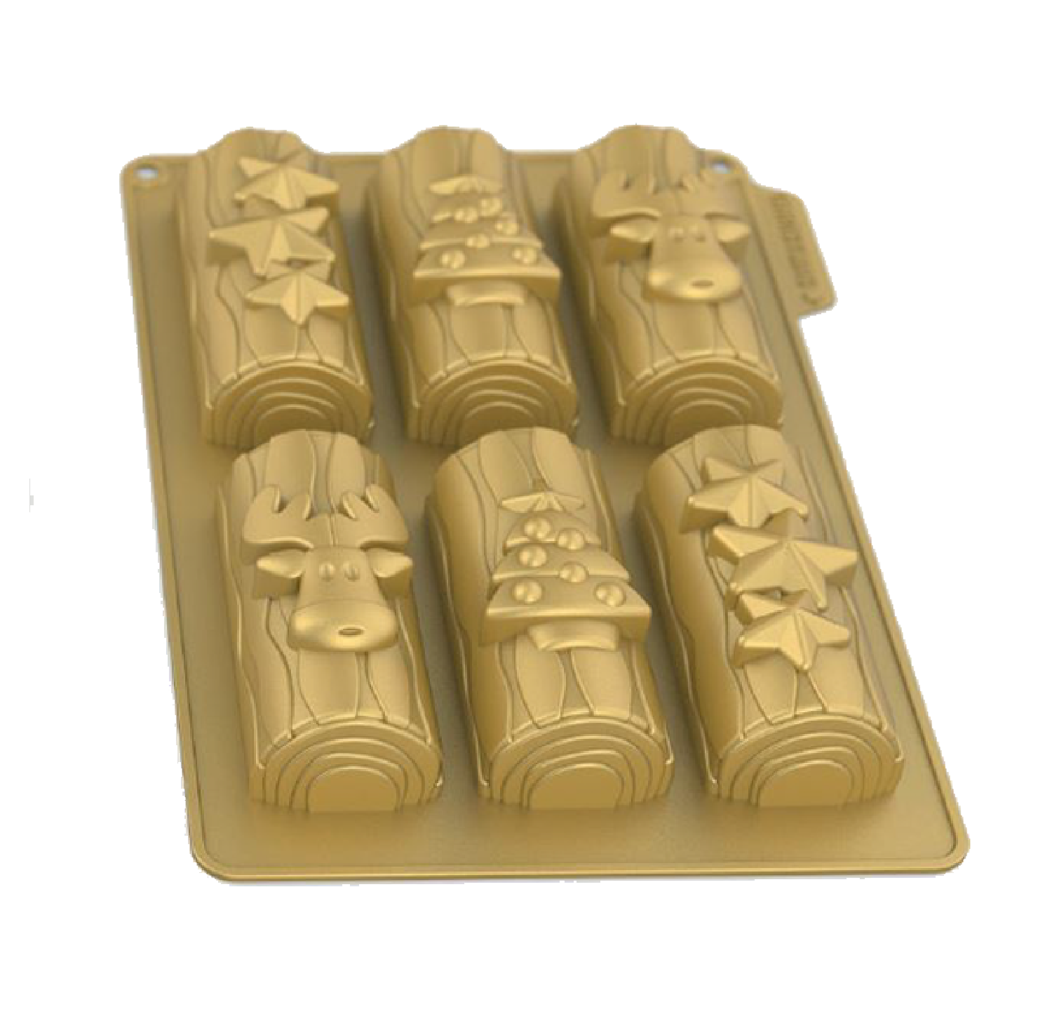 Moule 6 minis bûches de Noël