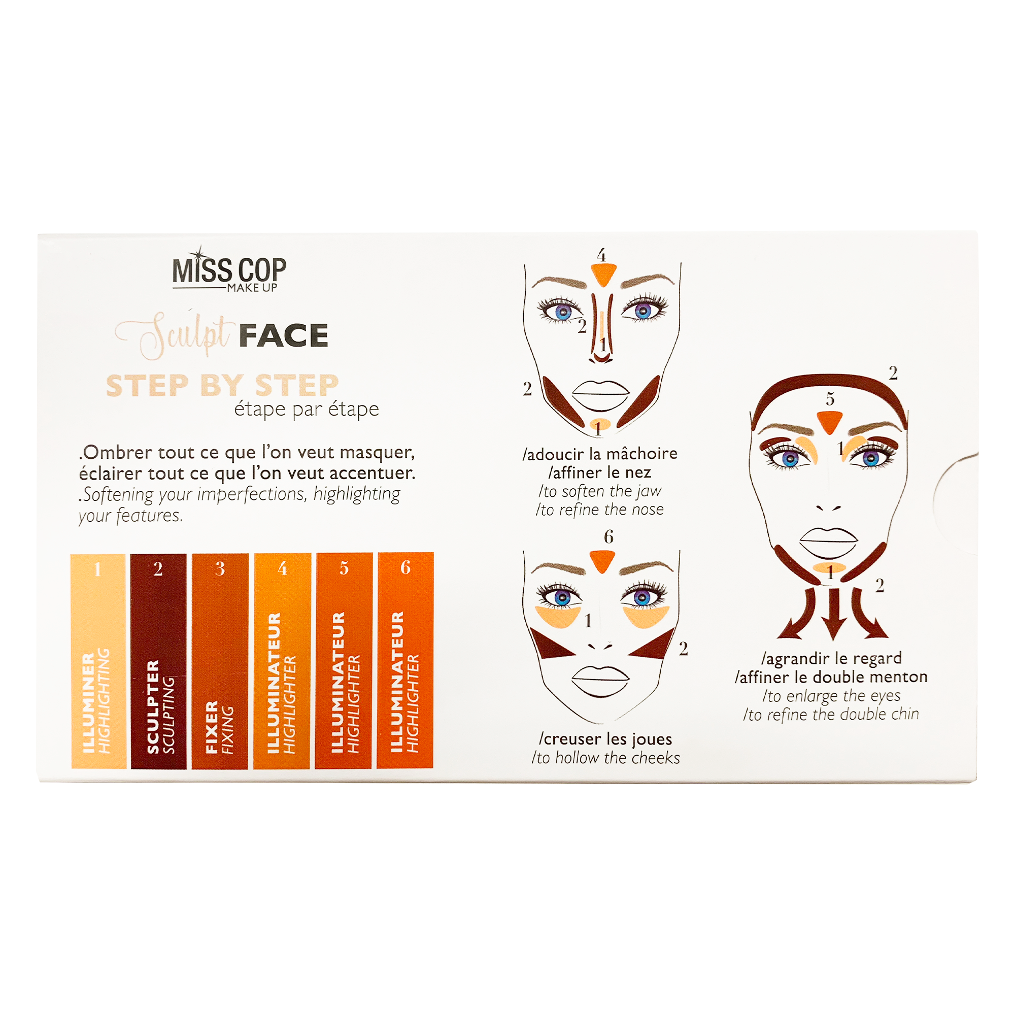 Palette sculpt face