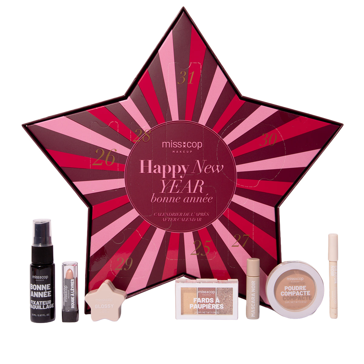Calendrier maquillage et accessoire