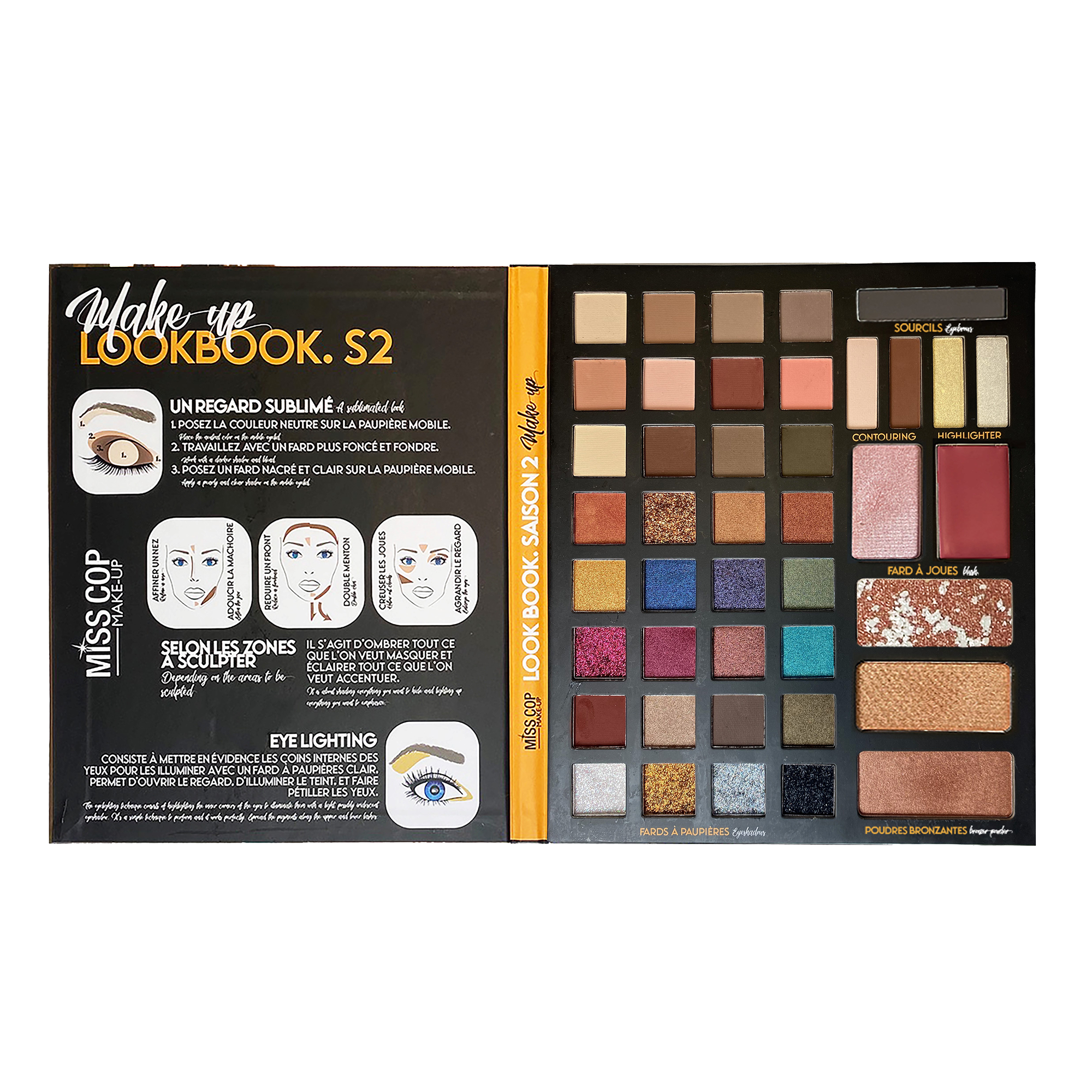 Palette de maquillage LOOKBOOK S2