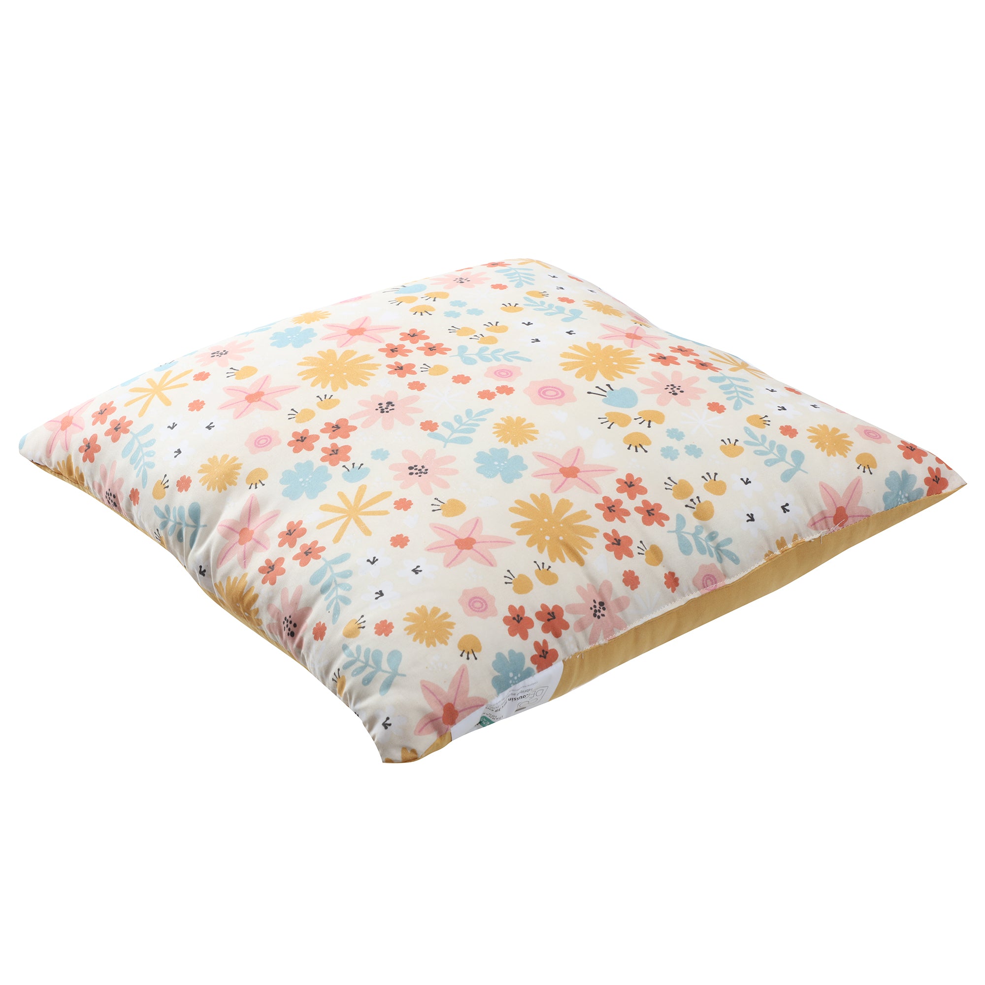 Coussin phosphorescent 38x38cm  - Jaune