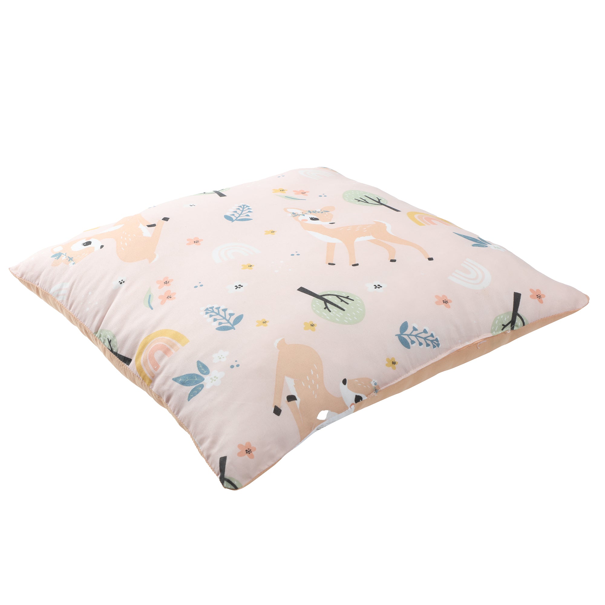 Coussin phosphorescent 38x38cm  - Rose