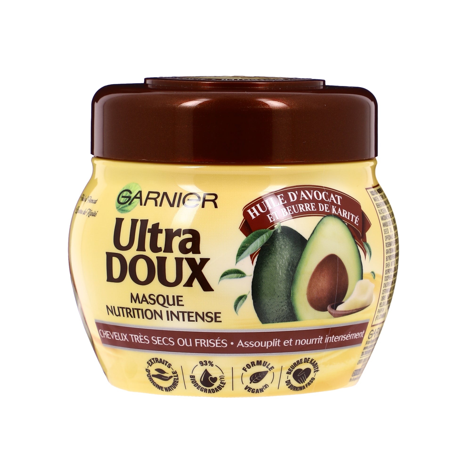 Masque nutrition intense à l'huile d'avocat