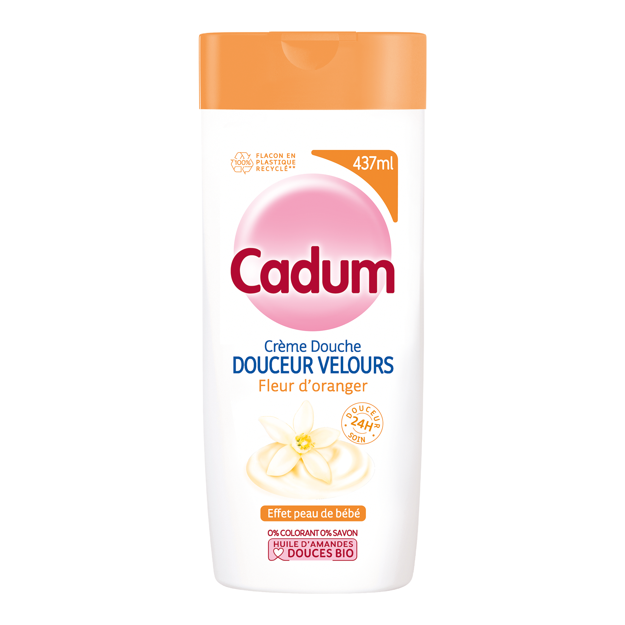 Crème de douche fleur d'oranger