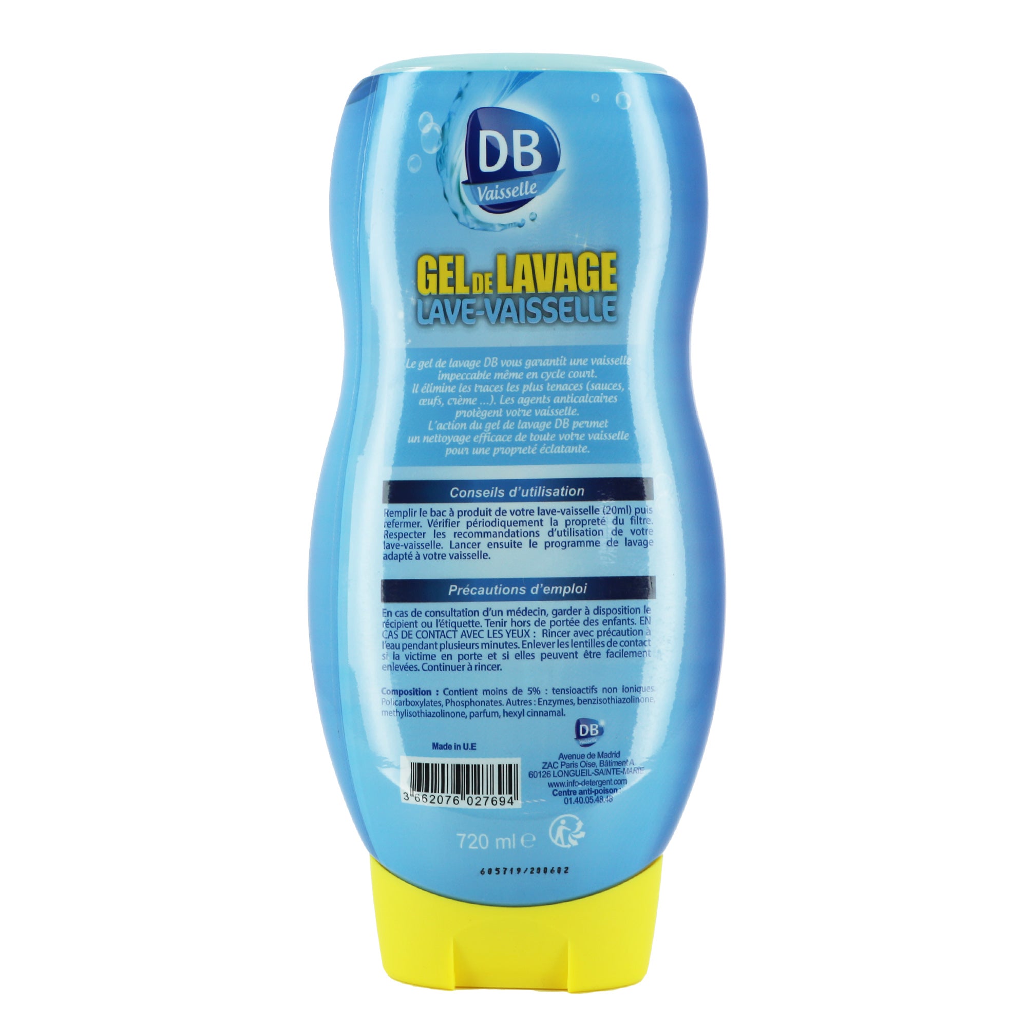 Gel de lavage lave-vaisselle tout en 1