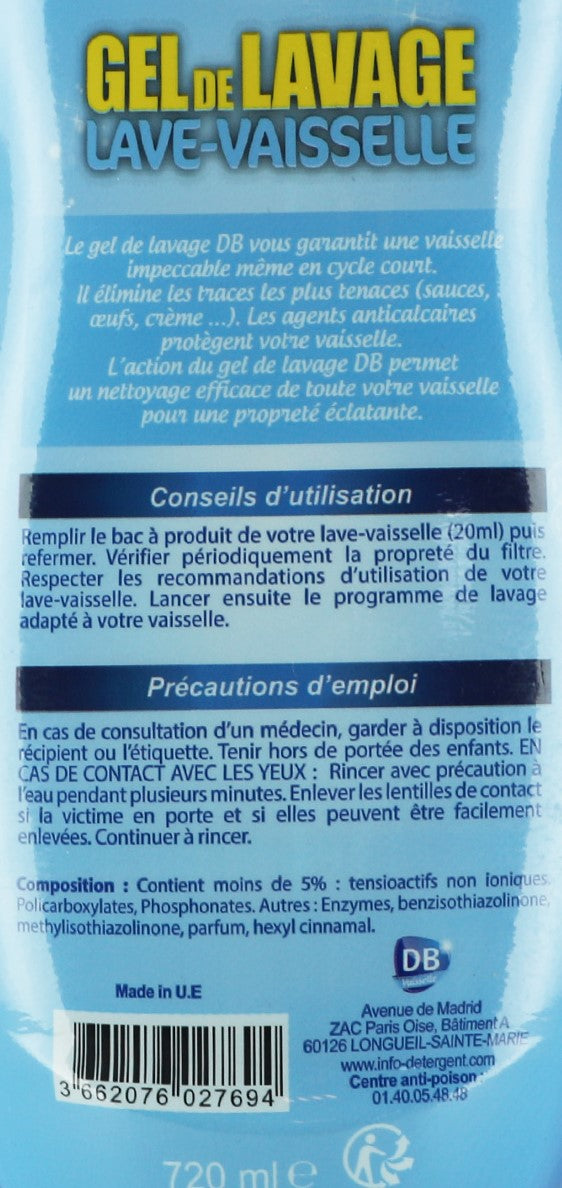Gel de lavage lave-vaisselle tout en 1