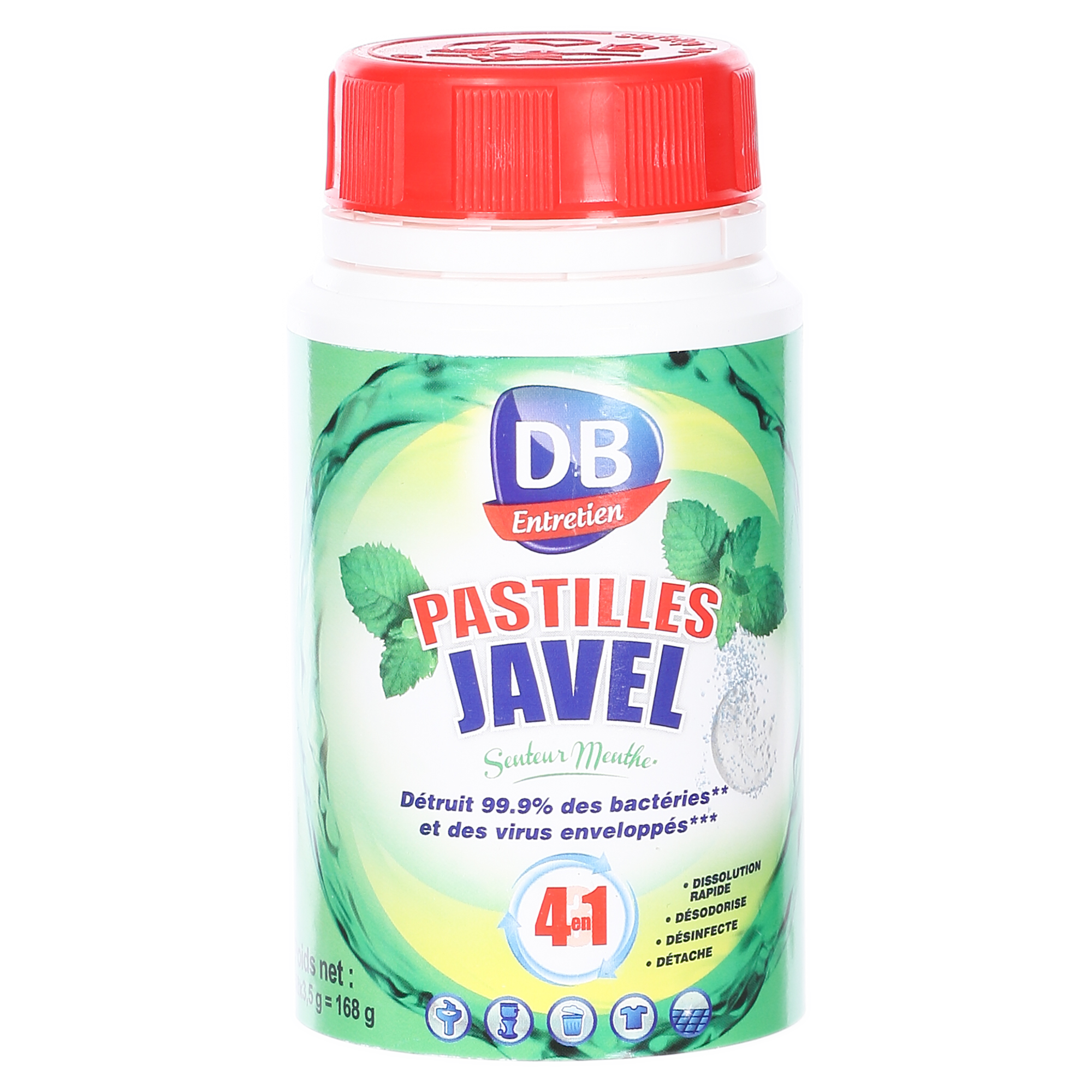 48 pastilles de javel senteur menthe