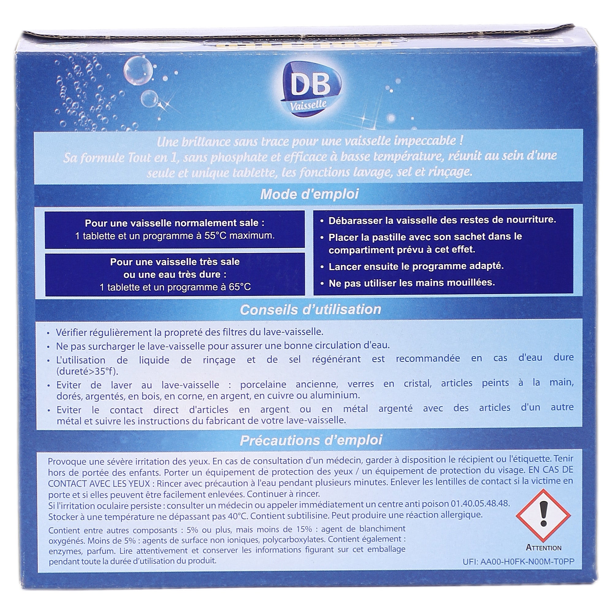 30 tablettes lave-vaisselle