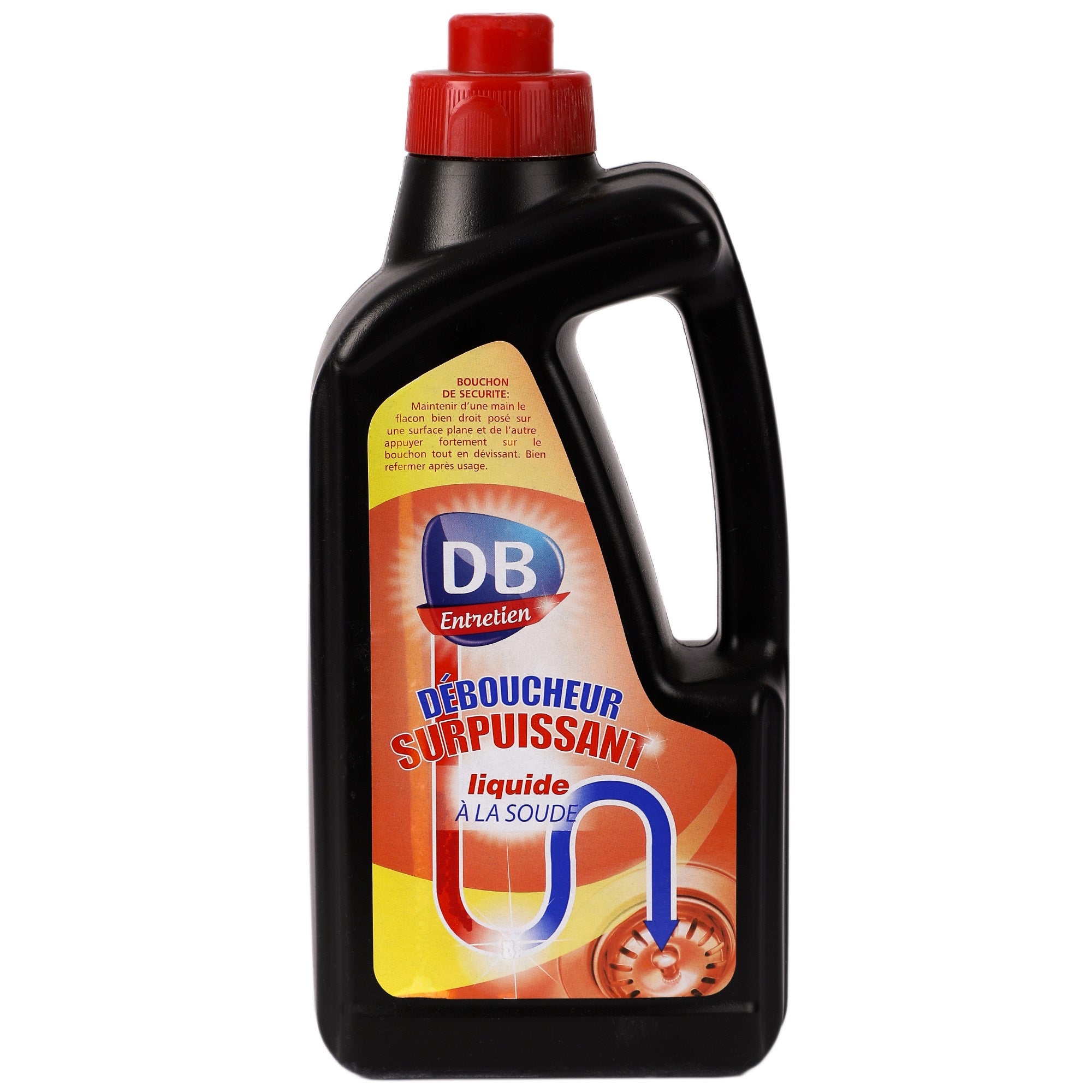 Déboucheur liquide à la soude
