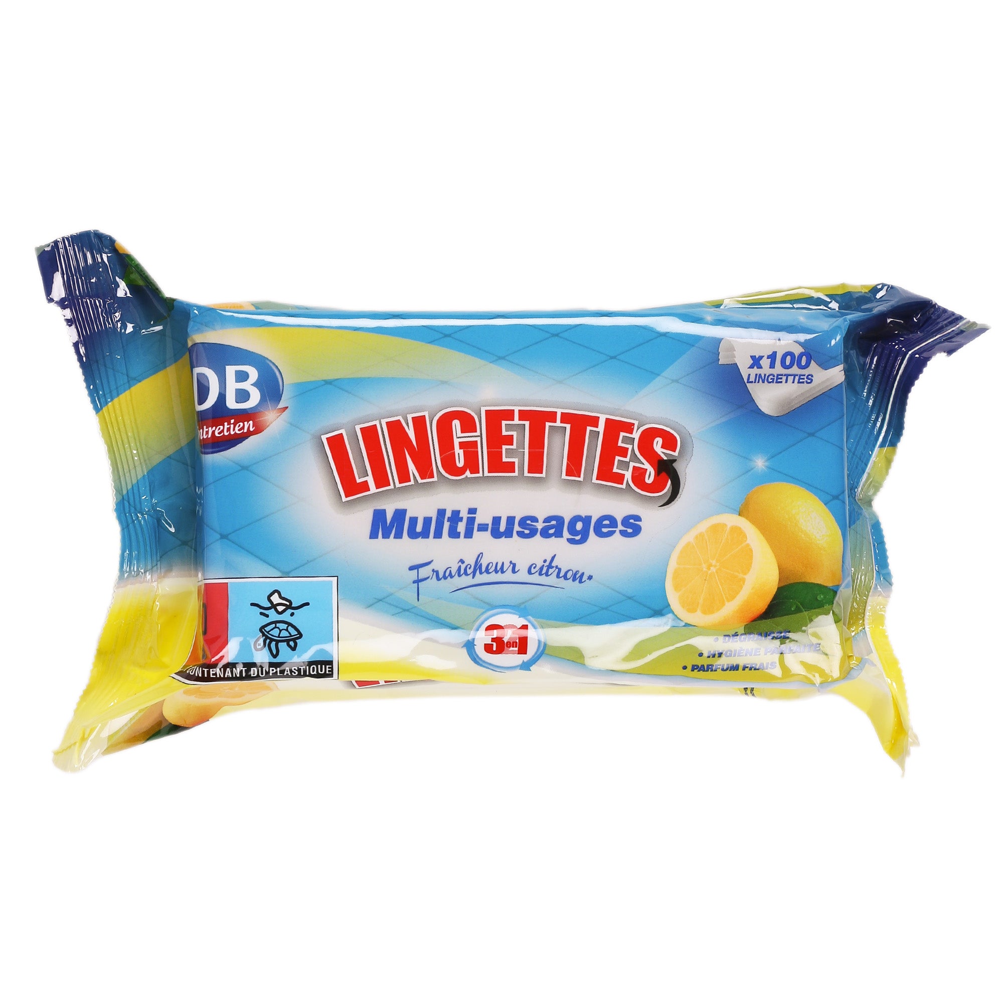 100 lingettes multi usages