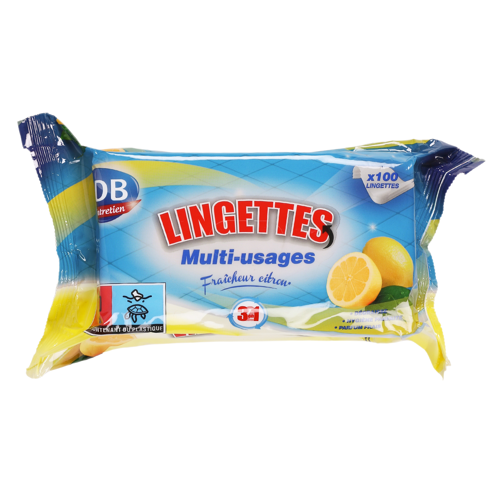 100 lingettes multi usages