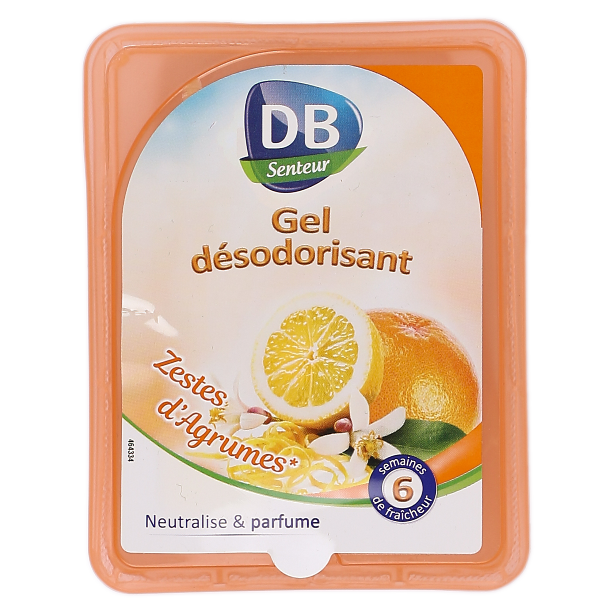 Gel désodorisant au zeste d'agrumes