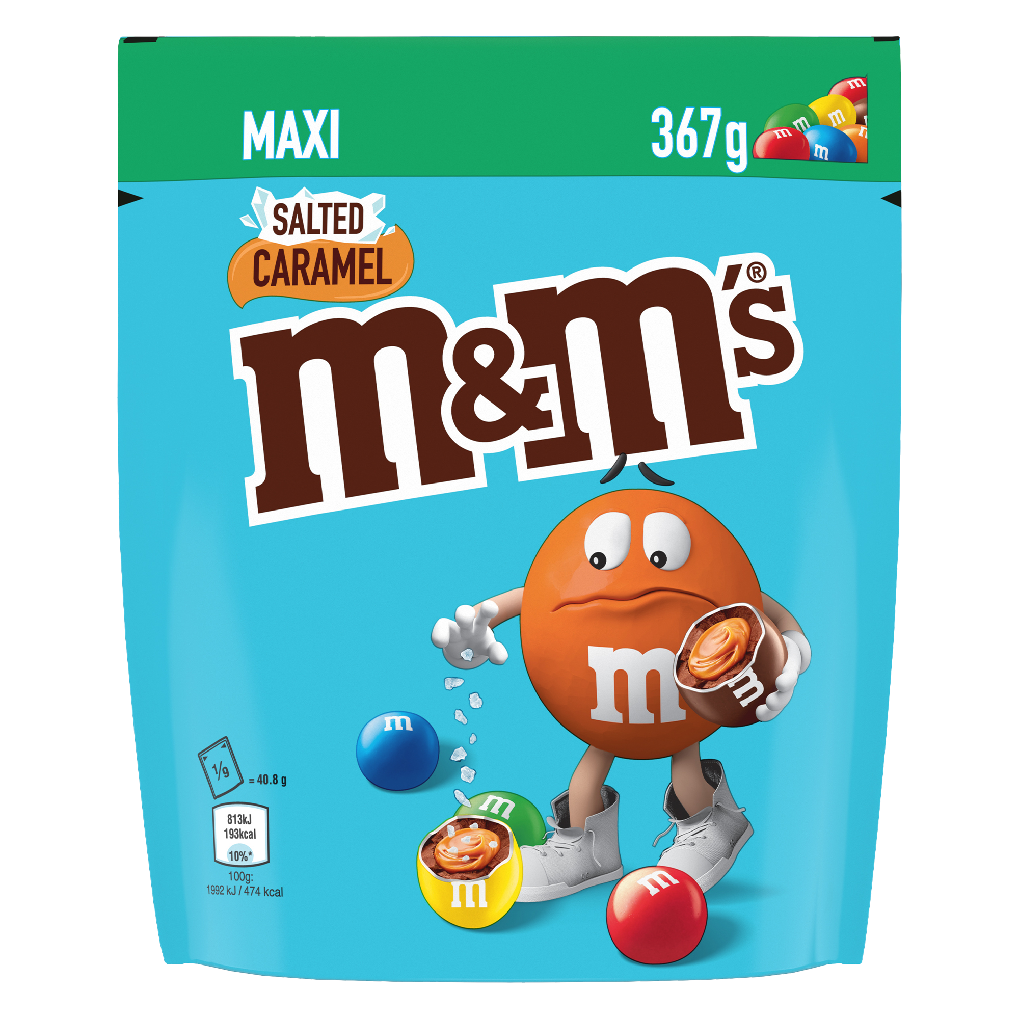 Sachet de M&M's au caramel salé