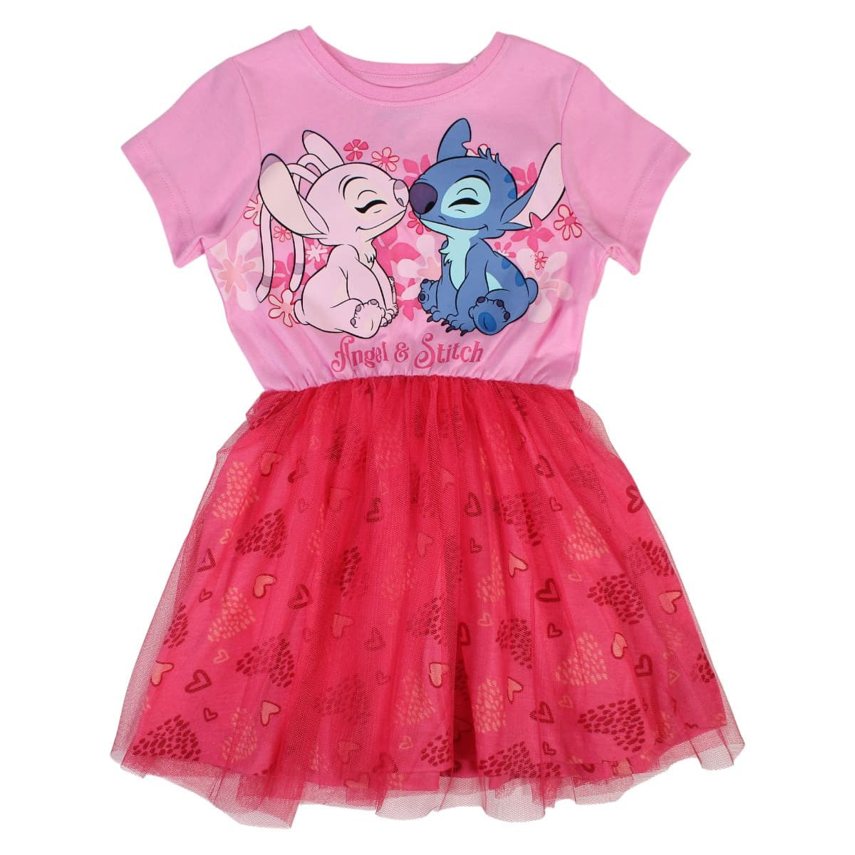 Robe licence avec bas en tulle 2-8 ans  - Blanc