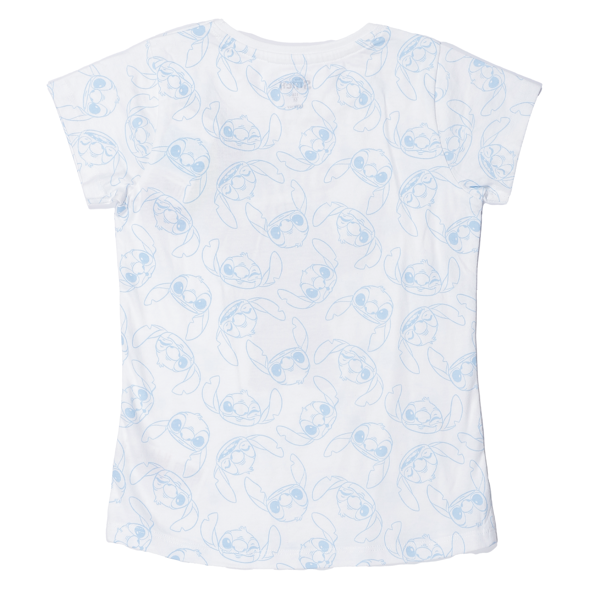 Tee-shirt manches courtes Stitch 2-8 ans  - Bleu
