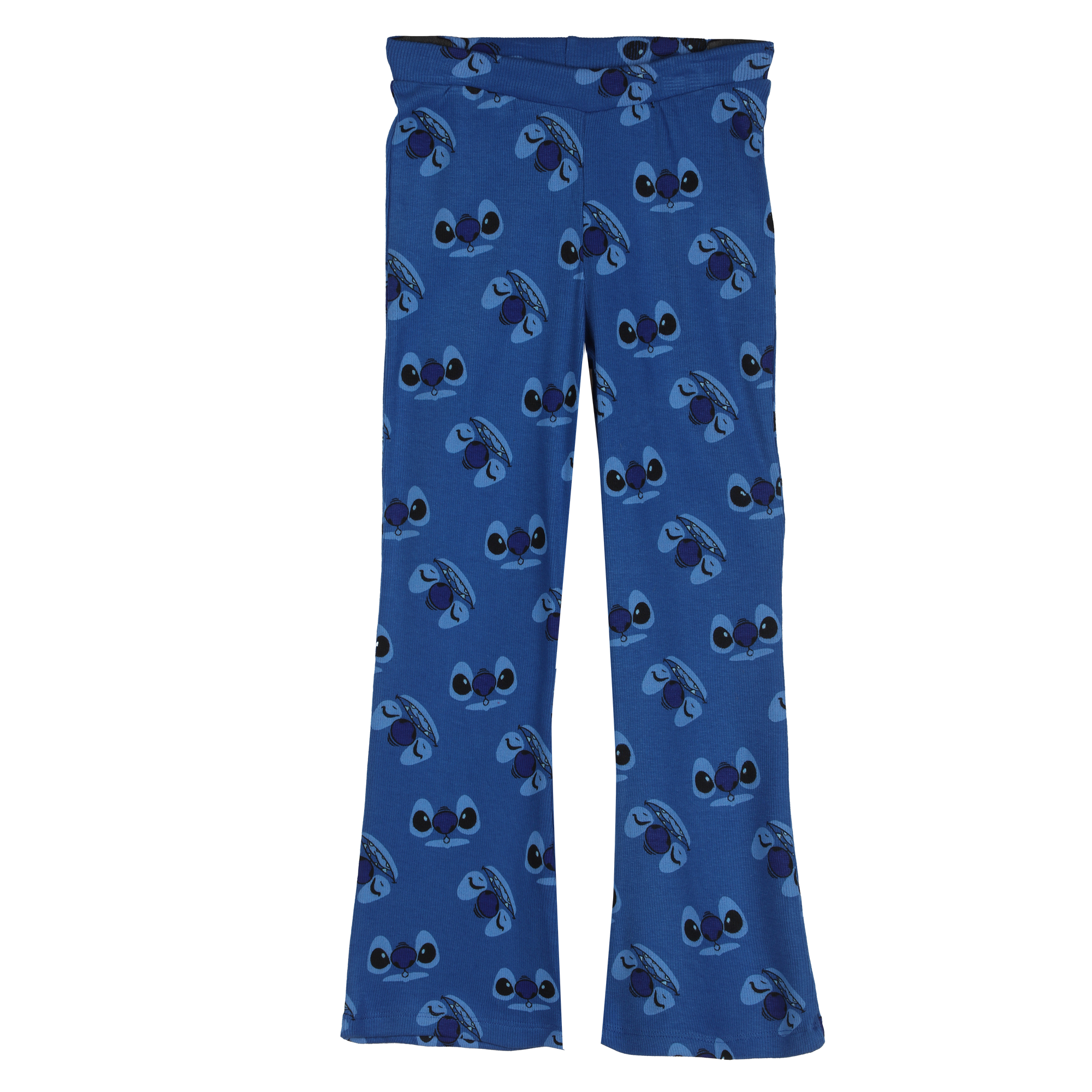 Pantalon évasé Stitch 3/8 ans - Bleu