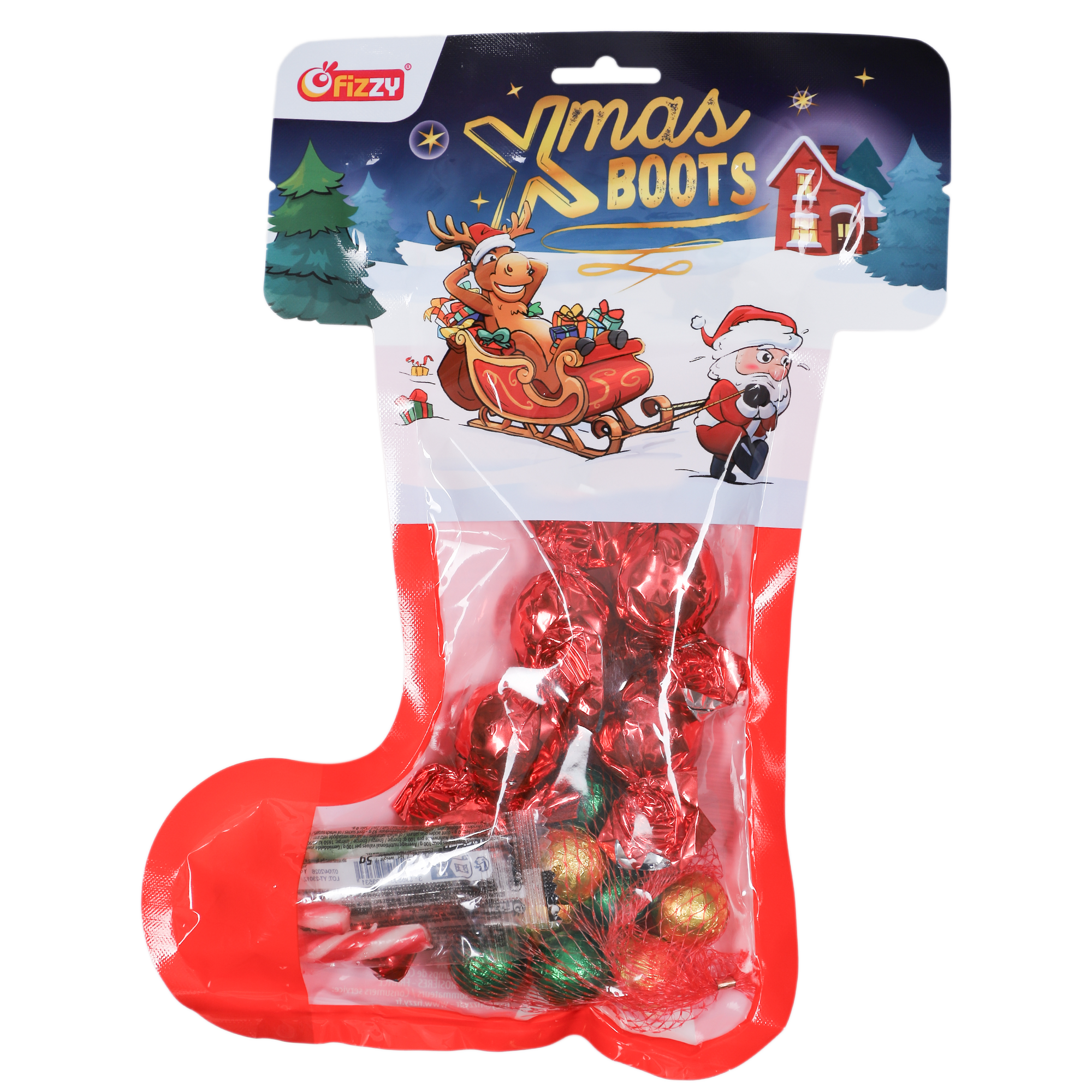 Sachet de chocolat de Noël