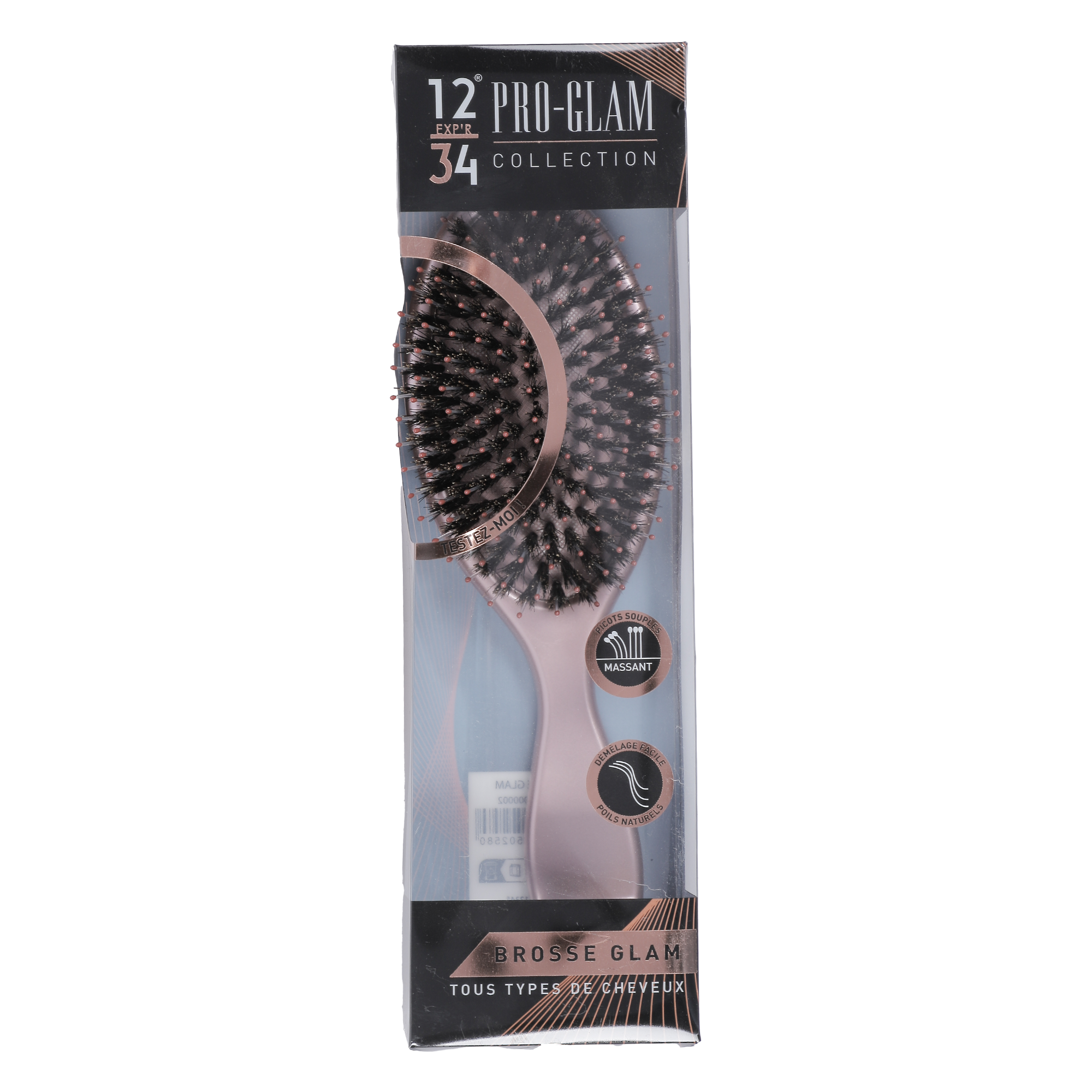 Brosse démêlante avec fibres naturelles