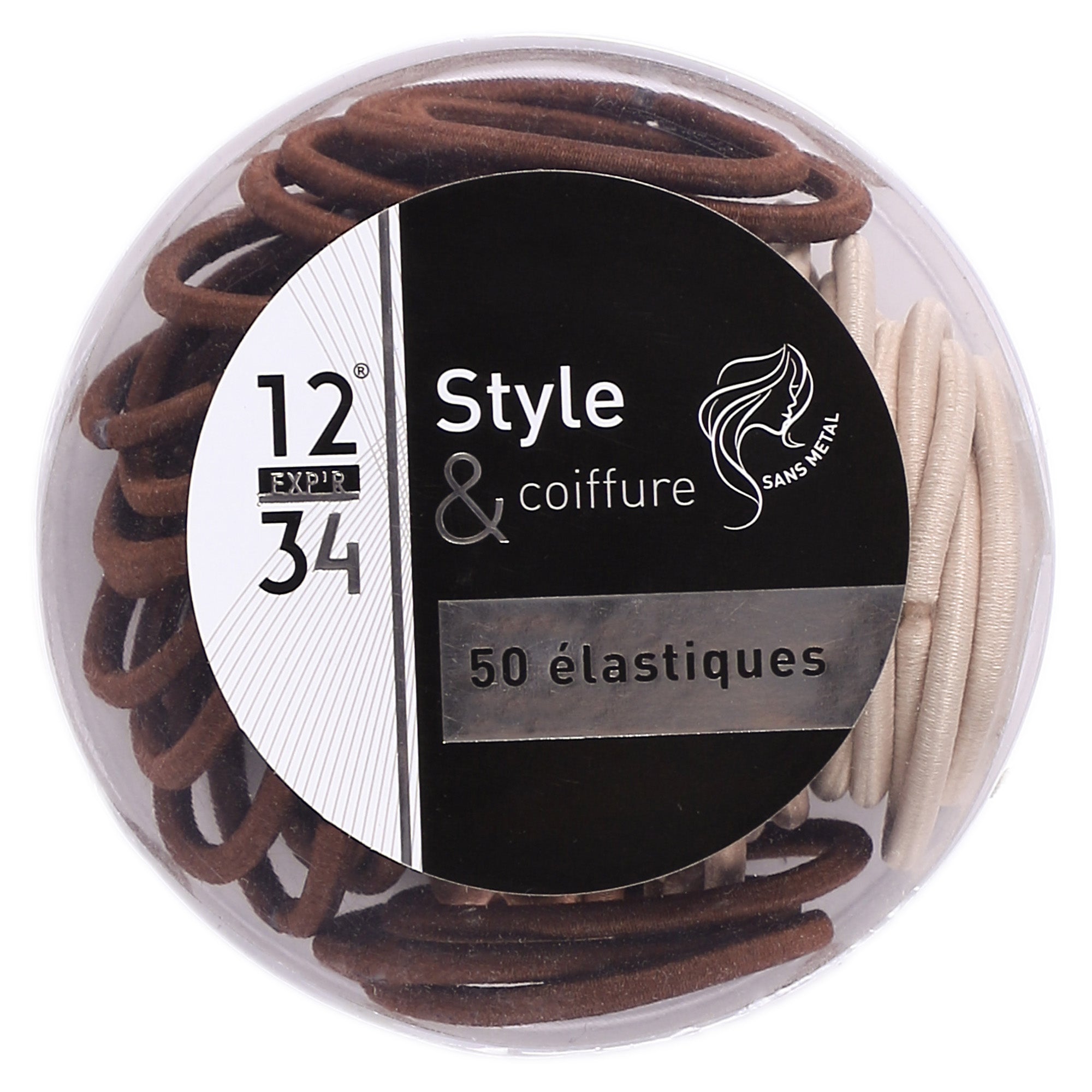 50 élastiques sans métal