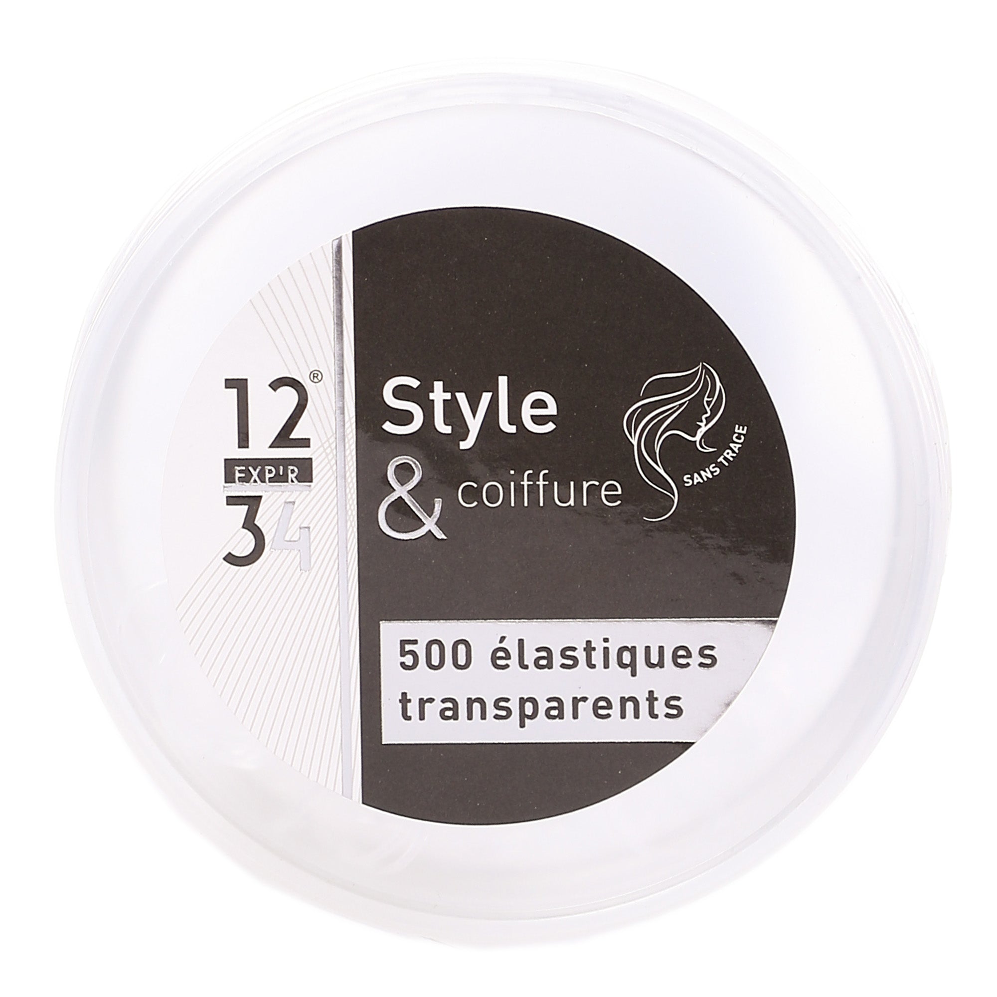 500 mini élastiques transparents