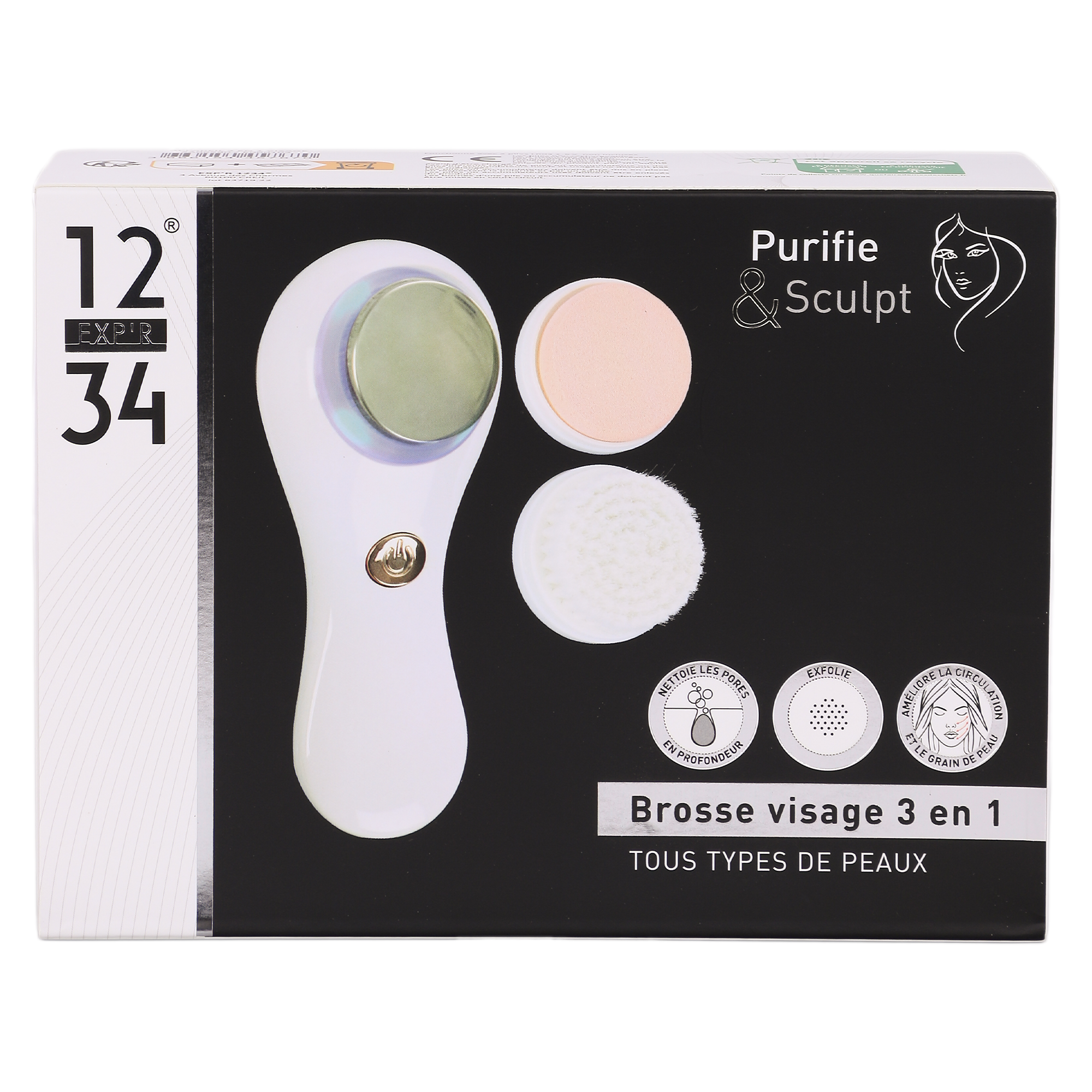 Appareil 3 en 1 pour le visage