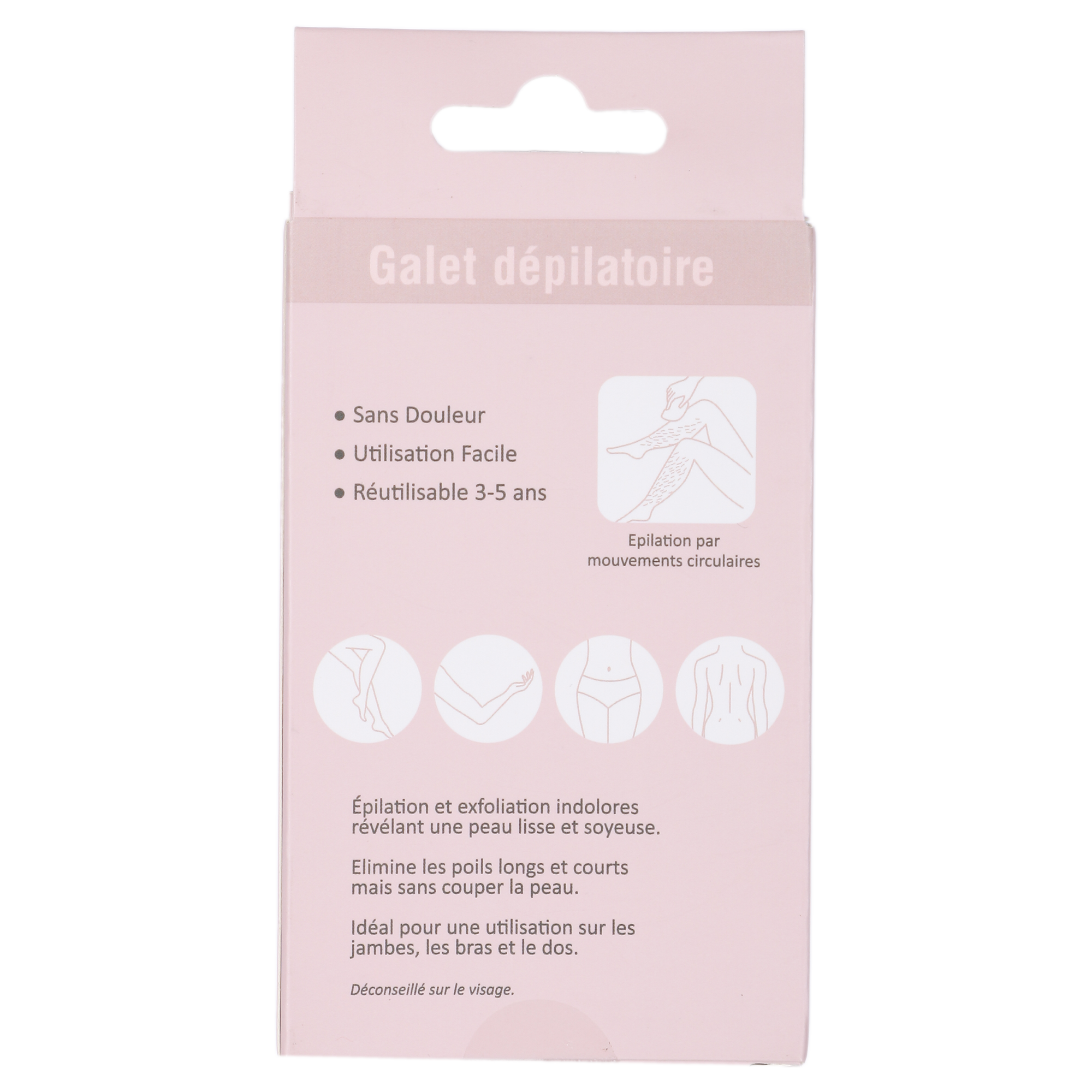 Galet dépilatoire