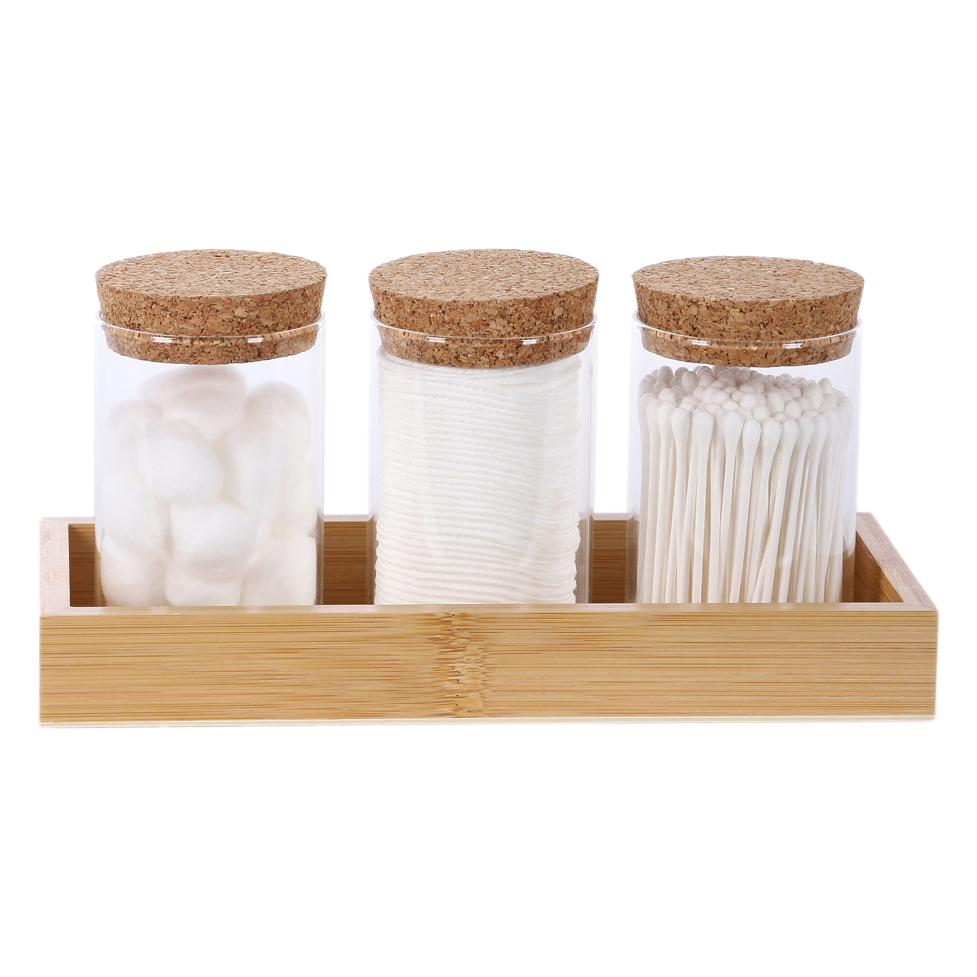 Coffret de 125 coton tiges + 40 cotons visage + 20 boules de coton
