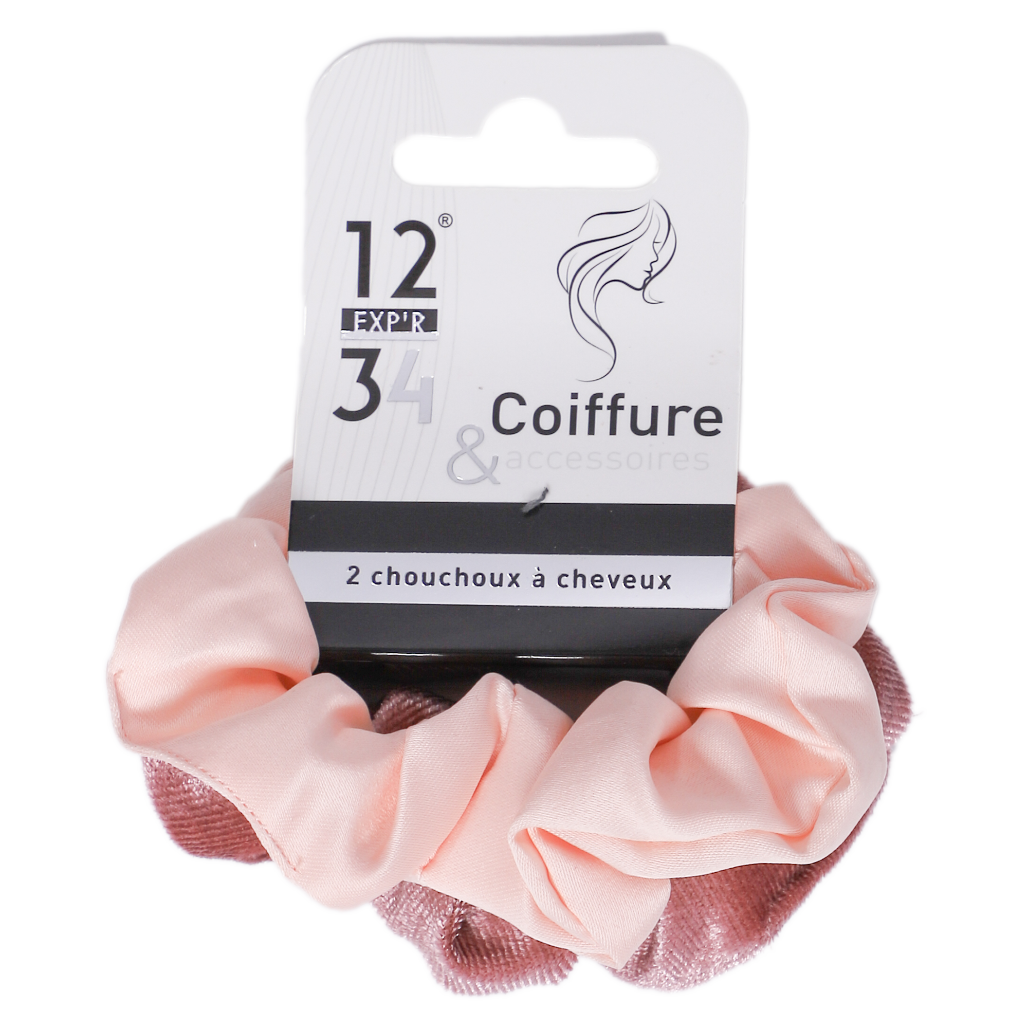 Lot de 2 chouchous rose